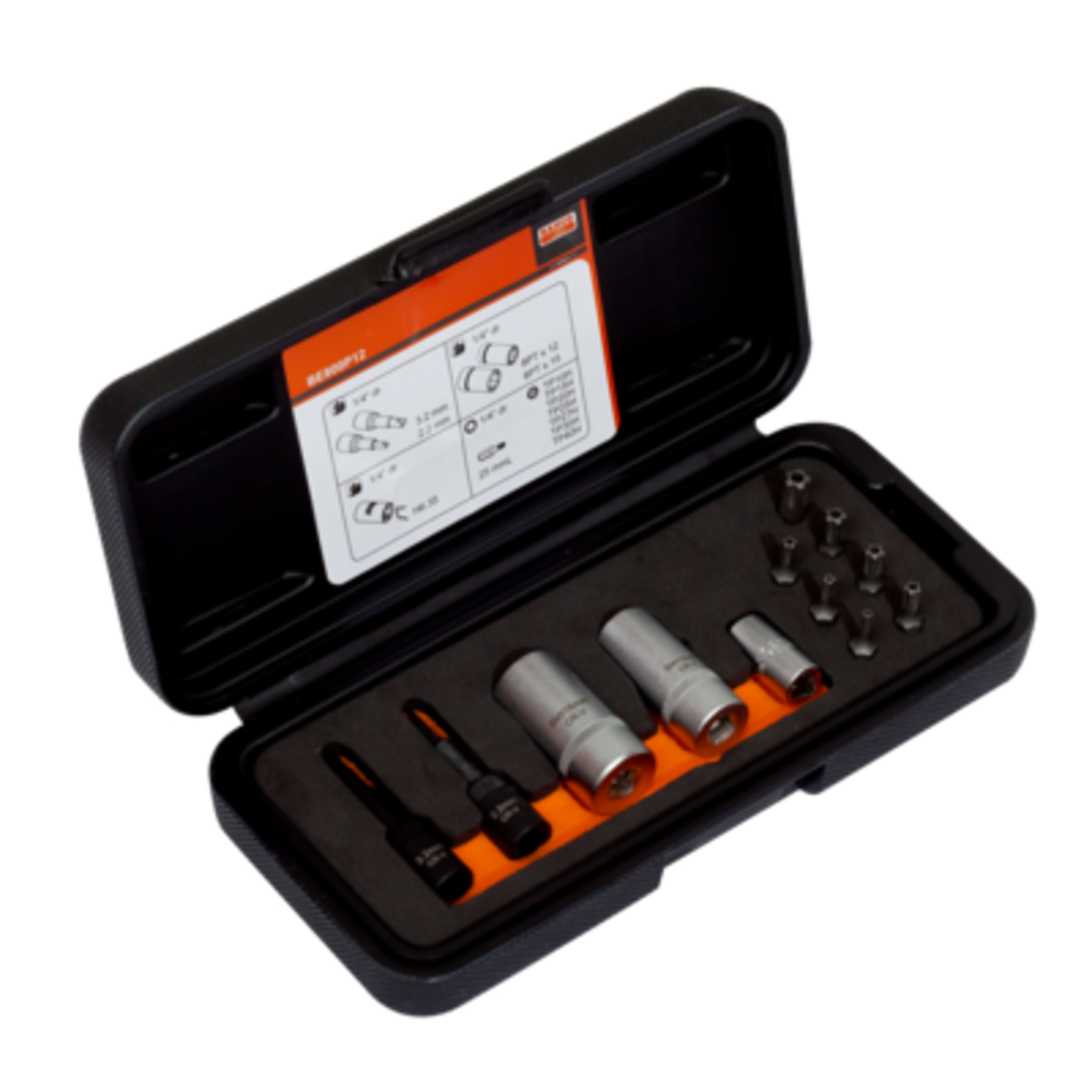 Coffret réparation climatisation avec embouts TORX Plus Tamper et accessoires BAHCO - BE800P12