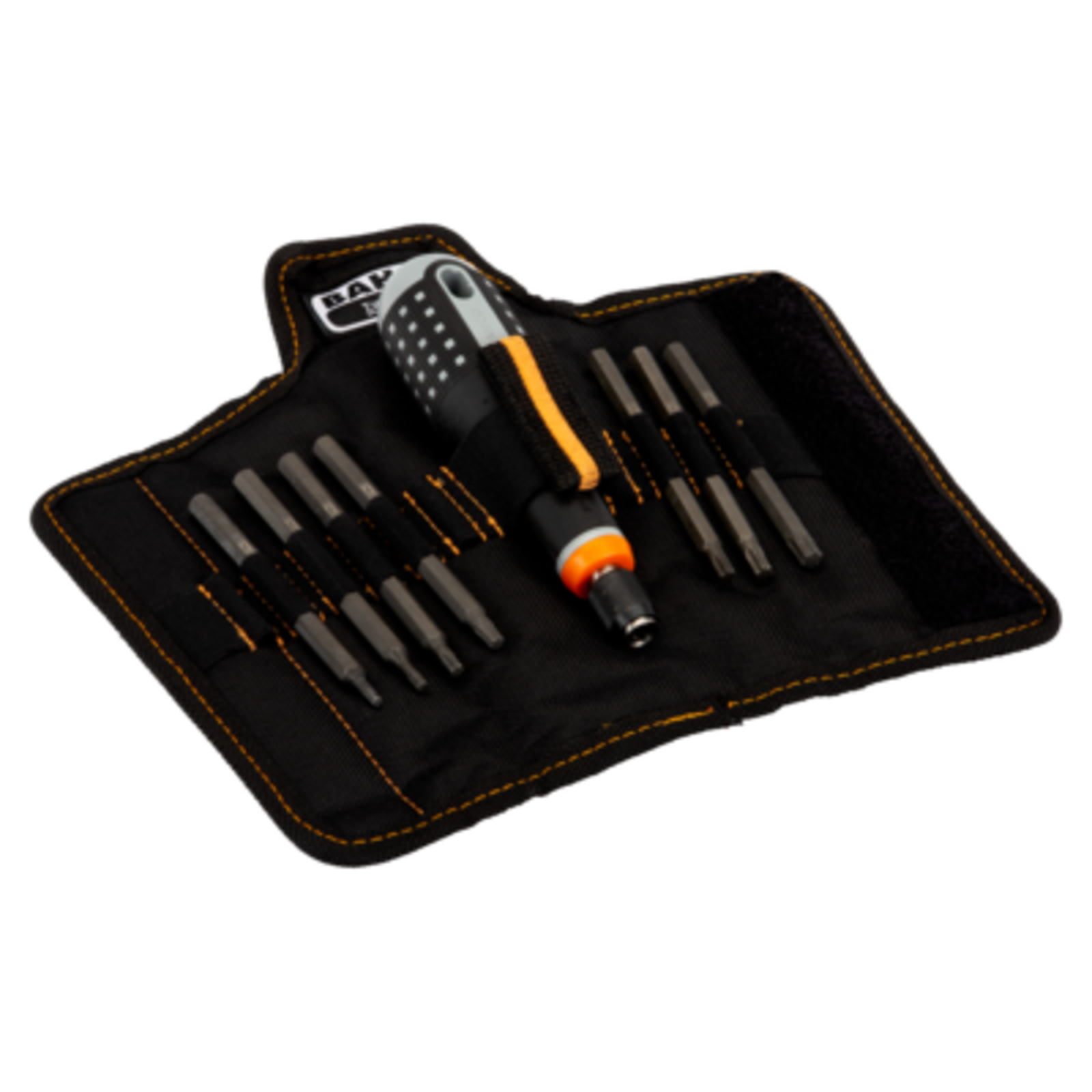 Tournevis ERGO avec poignée caoutchouc et 7 lames TORX 100 mm BAHCO - BE-8573