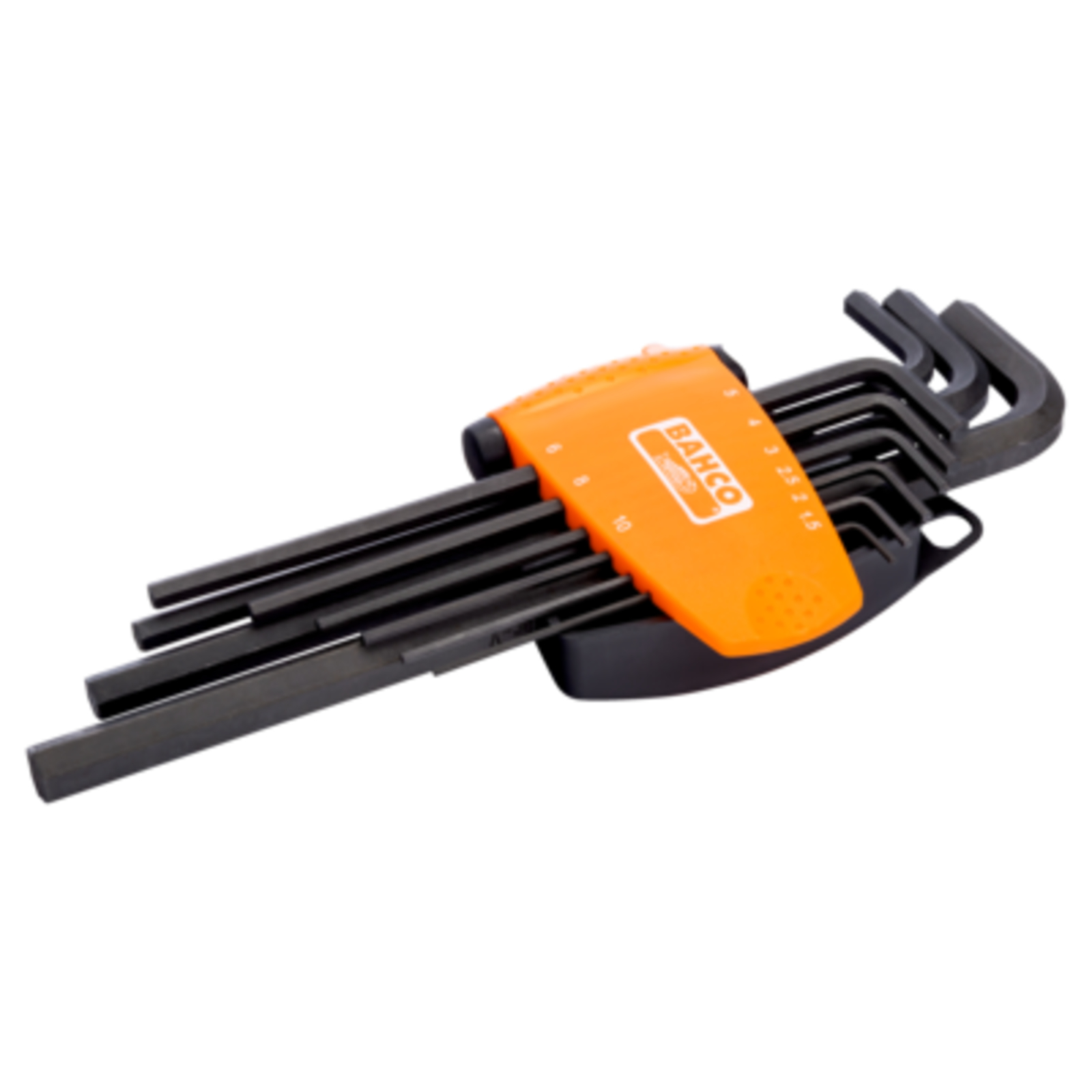Jeu de clés mâles 6 pans longues métriques 9 pcs avec support magnétisé BAHCO - BE-9588