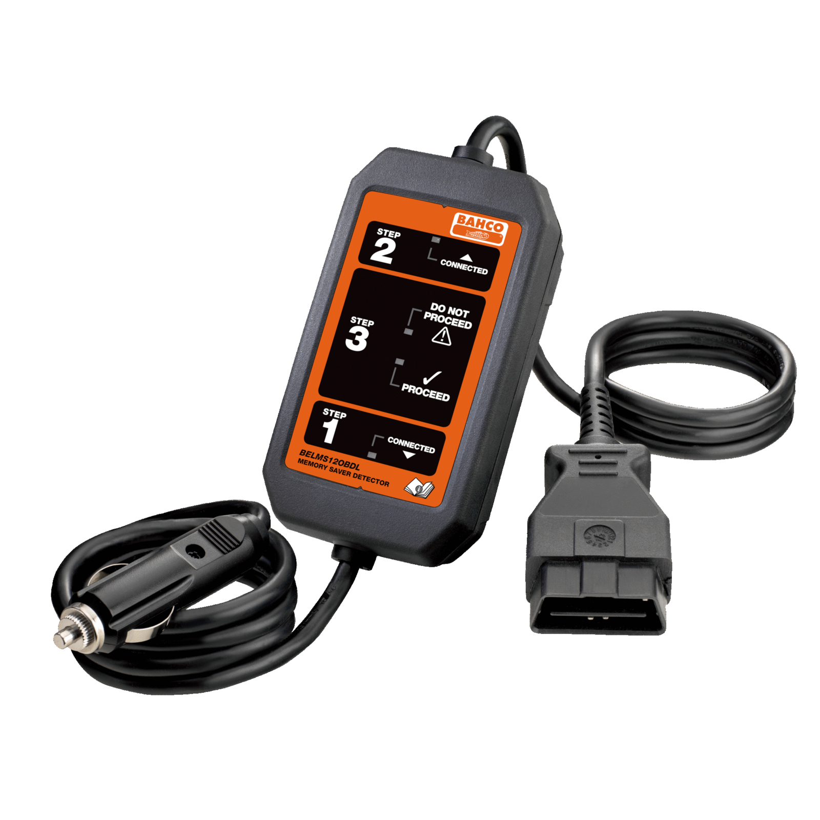 Détecteur sauvegarde données 12V câble OBDII avec LED BAHCO - BELMS12OBDL