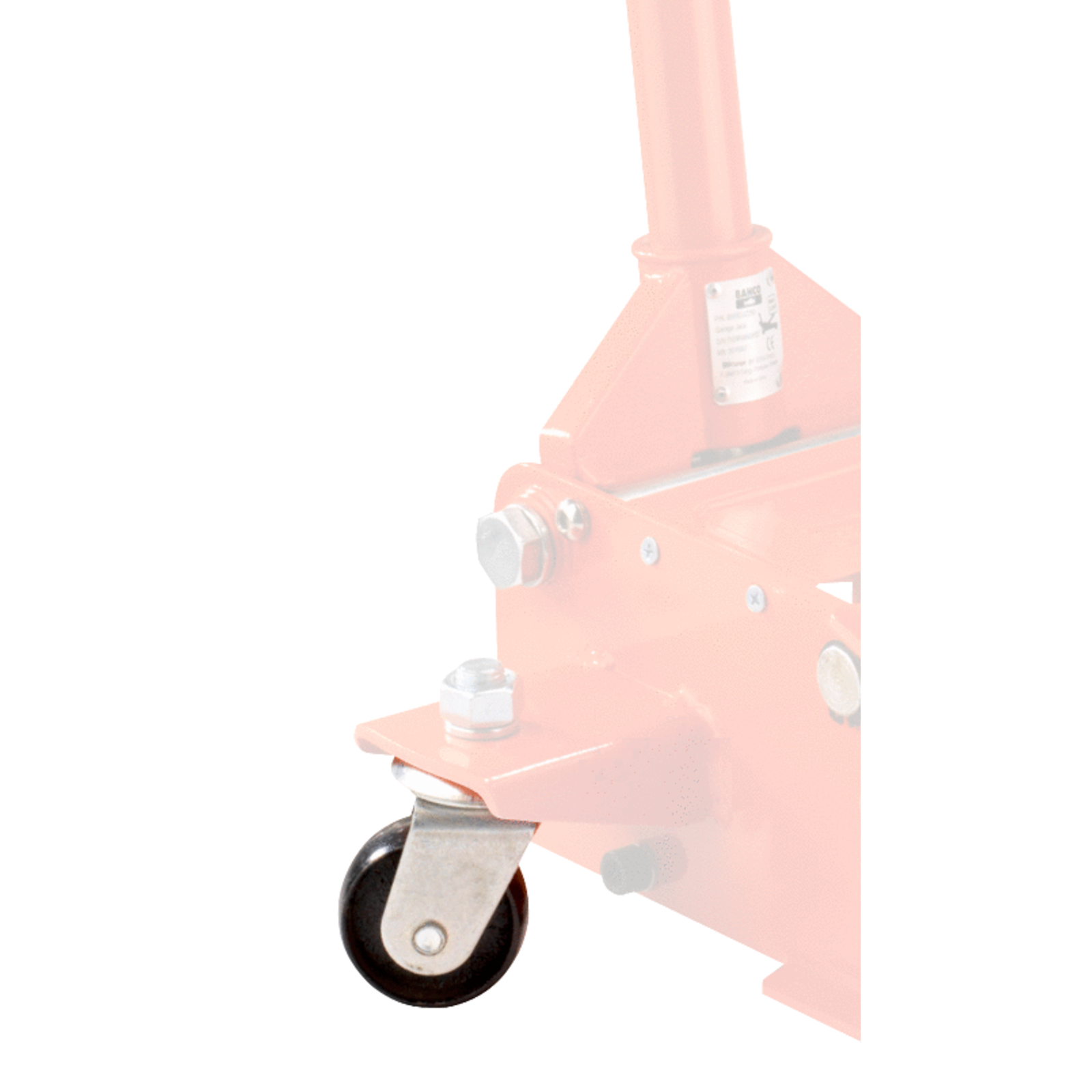 Kit roues arrières pivotantes acier polyuréthane pour crics BH11500 BAHCO - BH11500-01