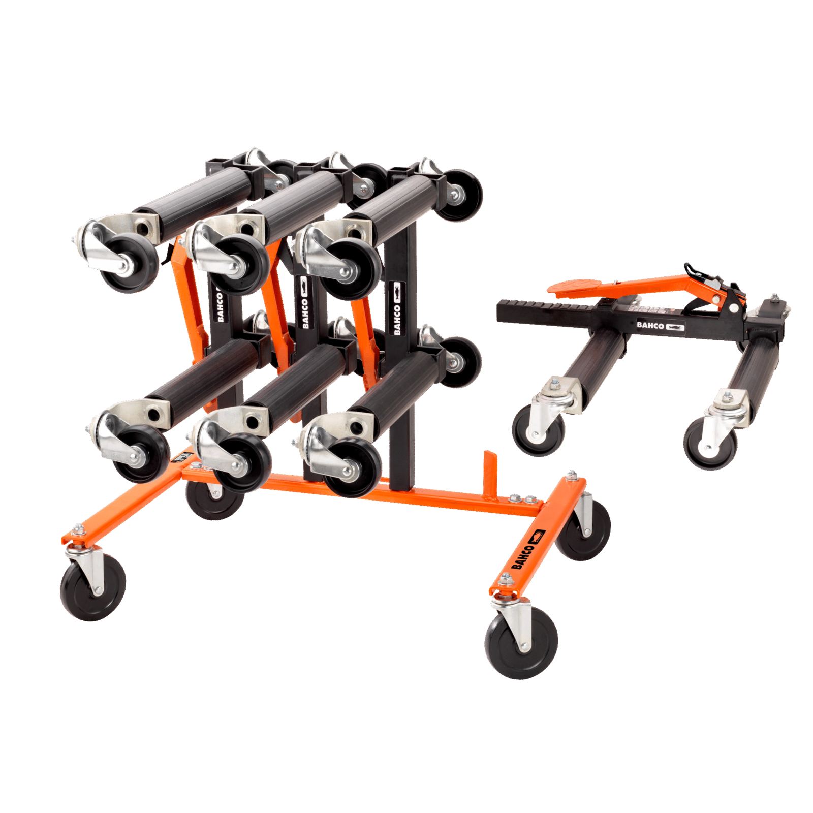 Rack de rangement 4 tas automobiles 135 kg avec frein roues BAHCO - BH1CD680ST