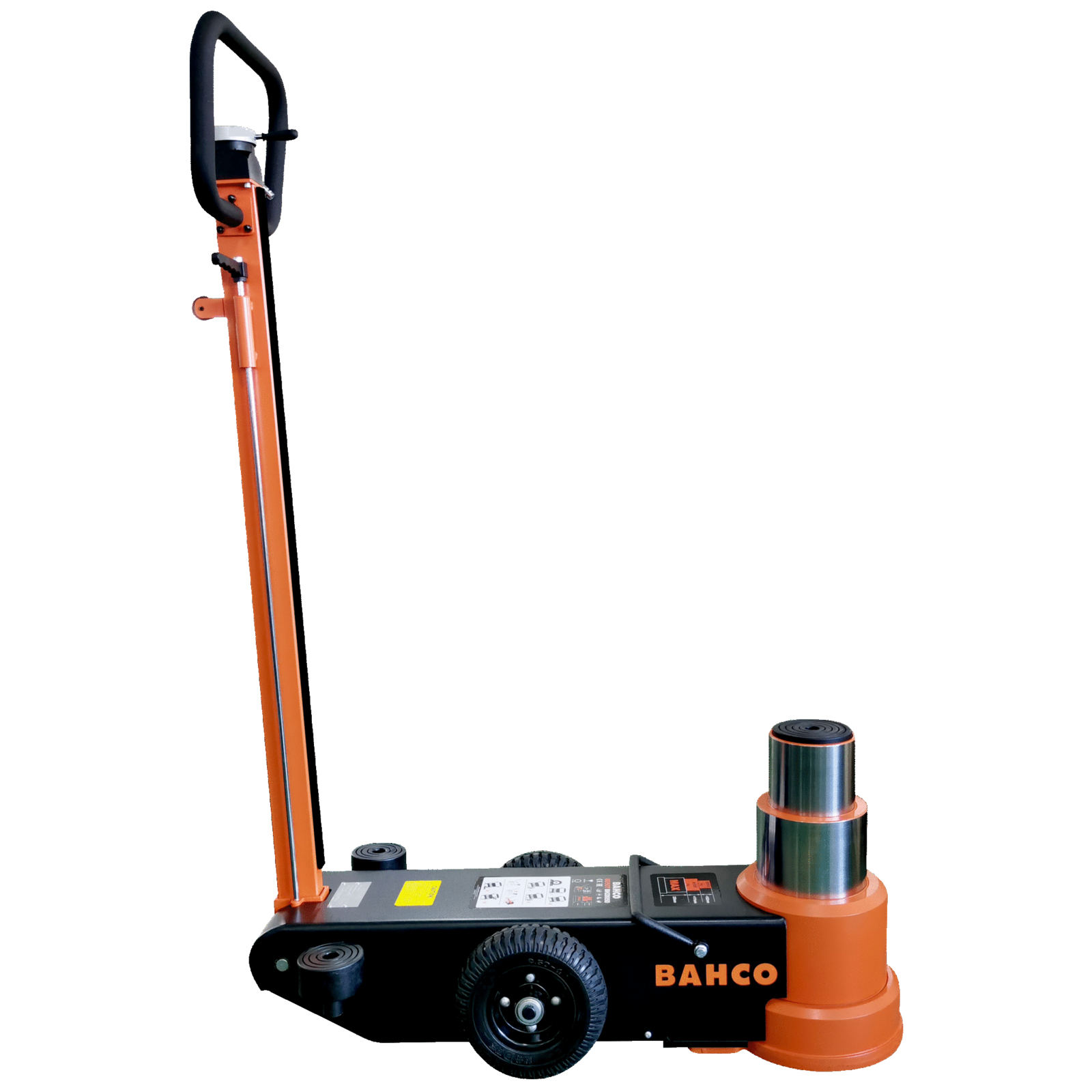 Cric oléopneumatique 50/80 tonnes avec adaptateurs 45 et 75 mm BAHCO - BH28050