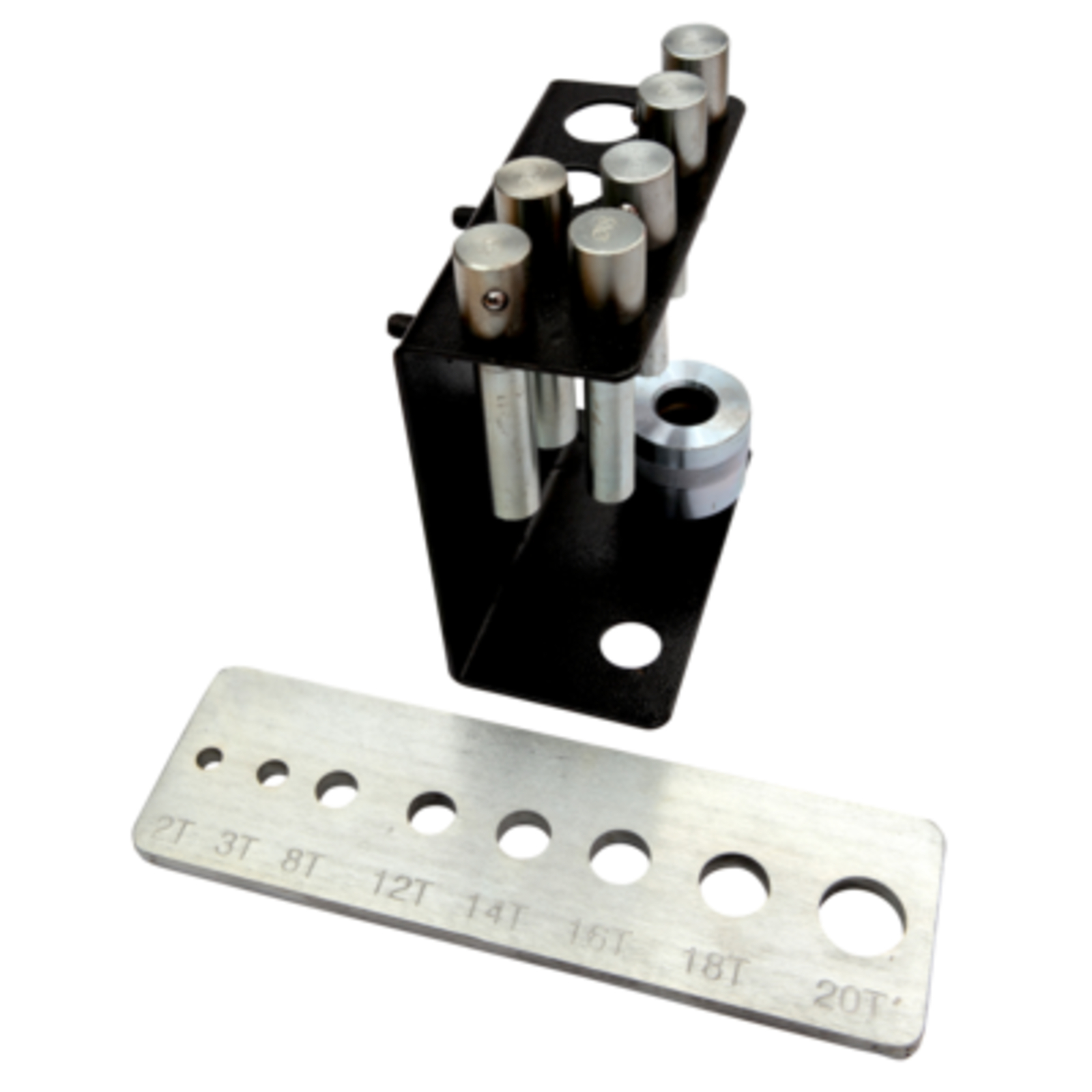 Jeu de chasse-goupilles 6 diamètres Ø10-Ø22 mm avec adaptateur presse BH715 BAHCO - BH715-13