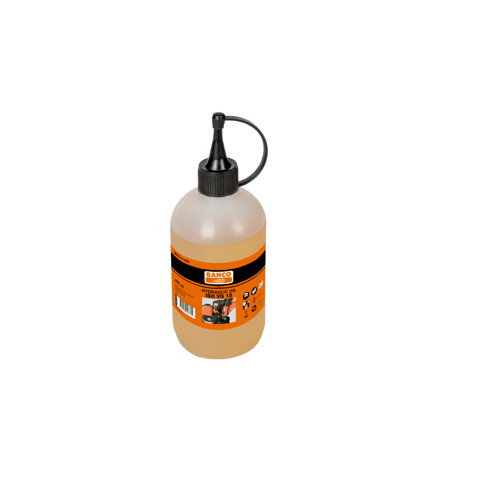 Bidon d'huile hydraulique ISO VG15 250 ml avec canule BAHCO - BHVG15-250