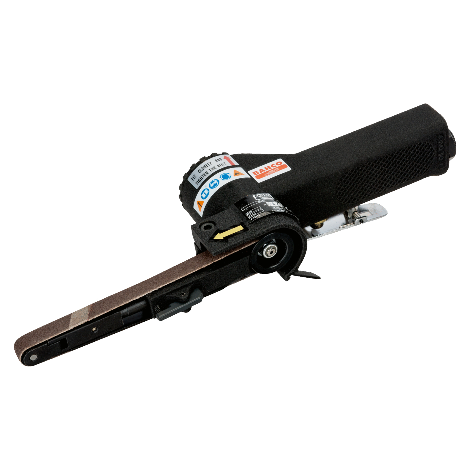 Ponceuse pneumatique à bande 10 x 330 mm avec changement rapide bande BAHCO - BP212