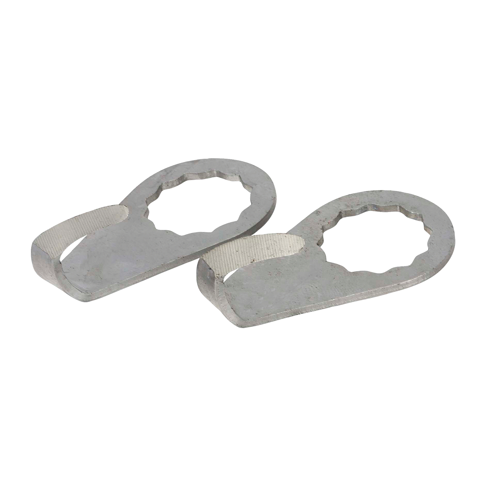 Couteau forme U 18 mm 2 pièces blister BAHCO - BPBU18