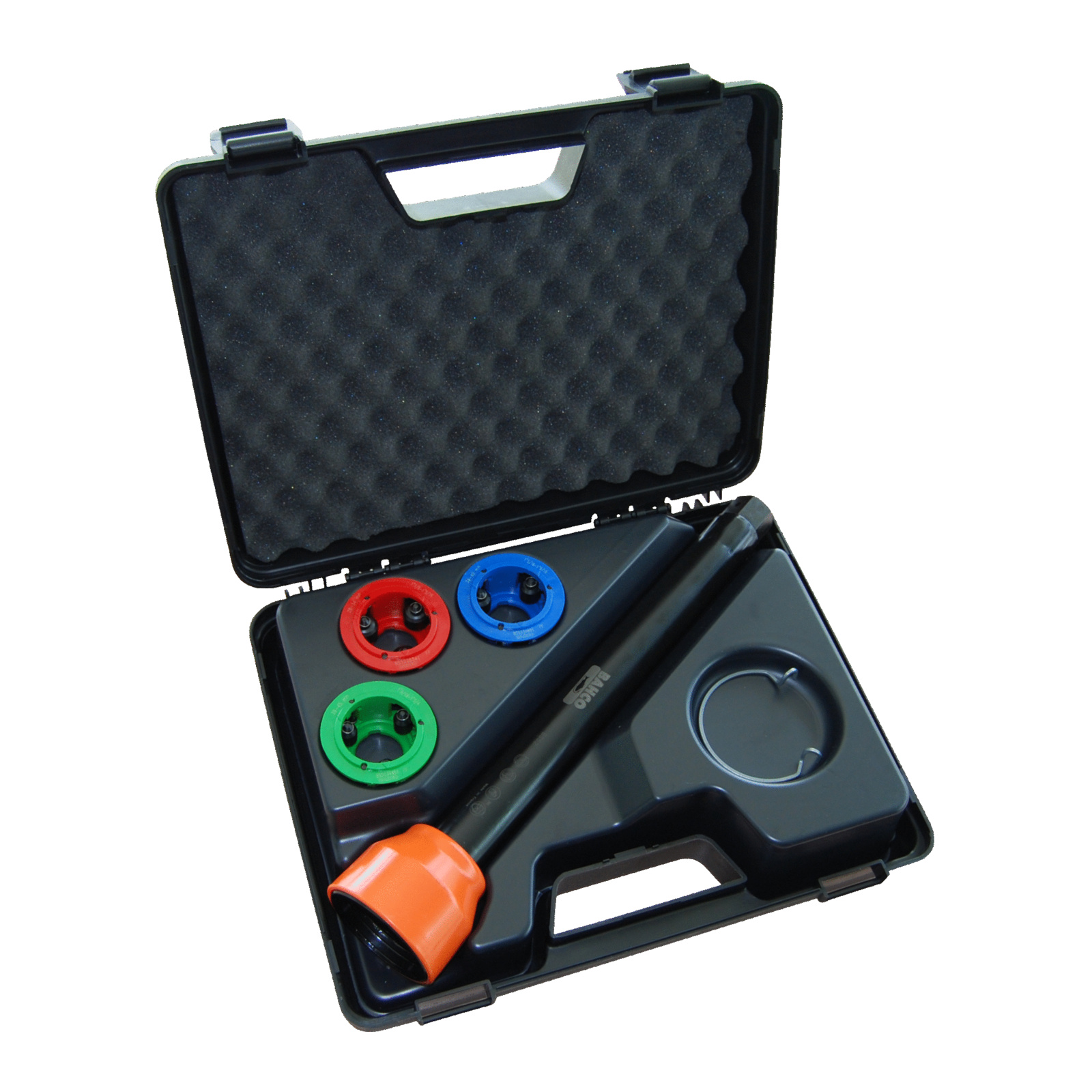 Coffret d'outils démontage biellettes direction Ø28-45 mm avec 3 cages colorées BAHCO - BS52