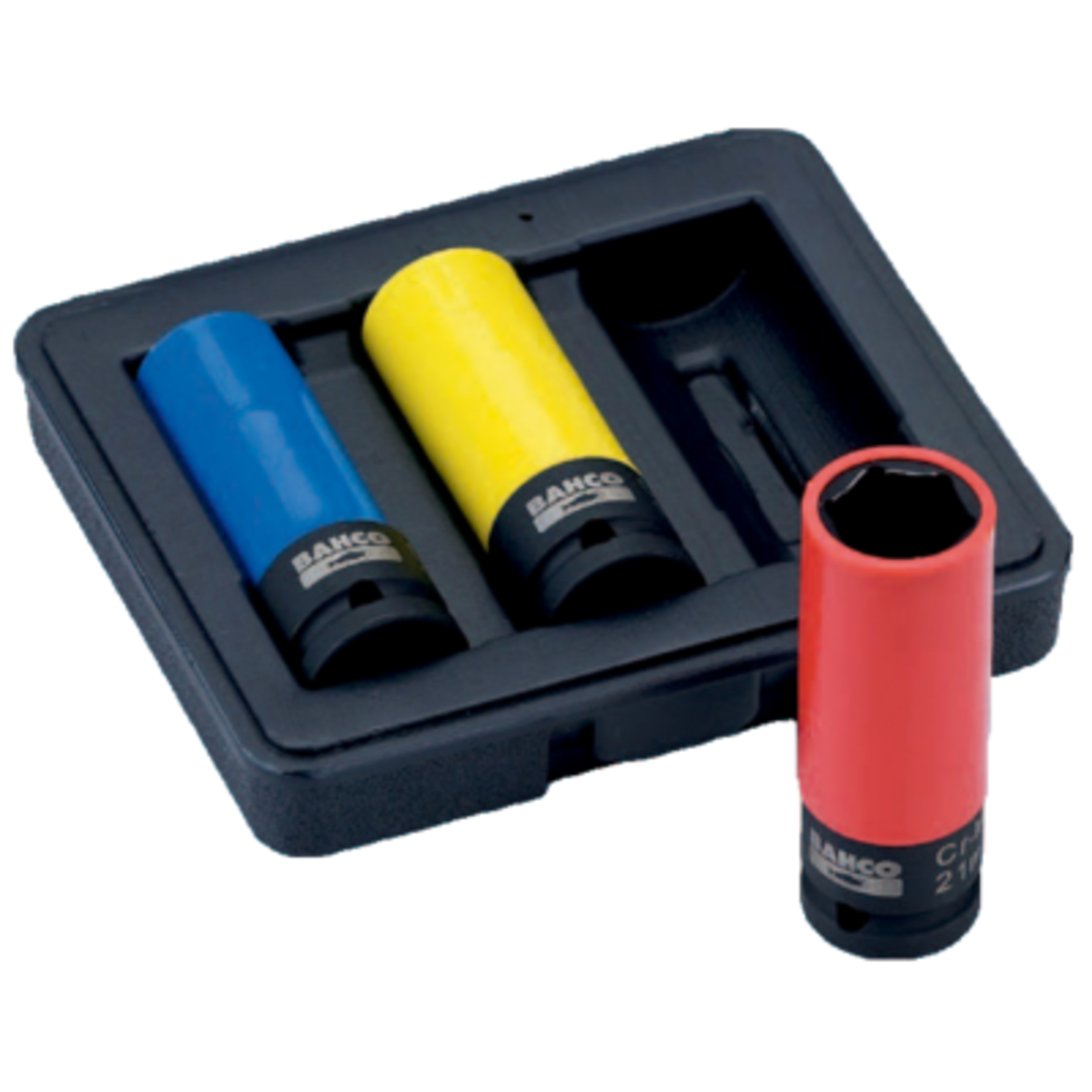 Coffret de 3 douilles à chocs 17 19 21 mm 1/2