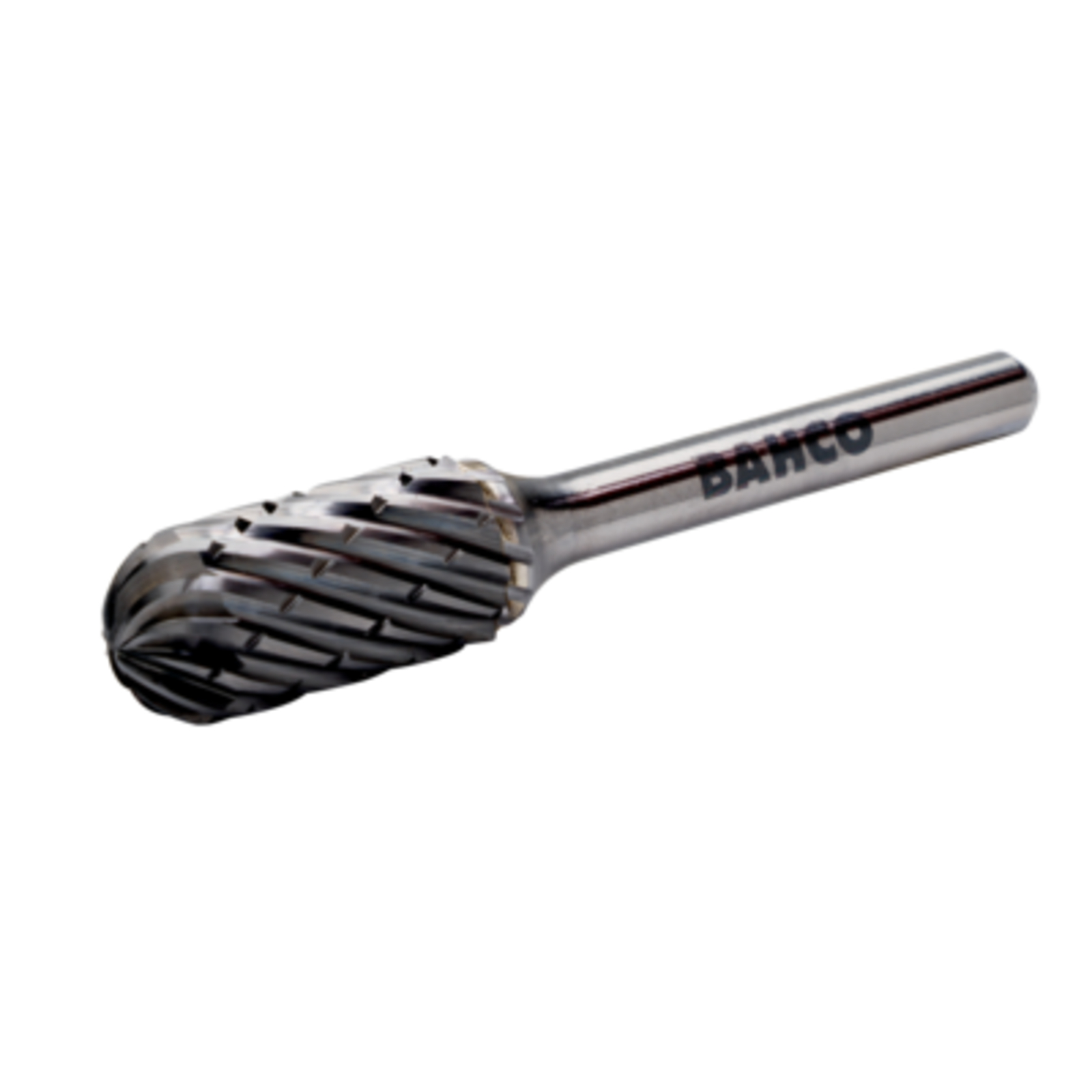 Fraise lime cylindrique bout rond carbure tungstène 9,6 x 19 mm 10/5 dents acier BAHCO - C1020S06