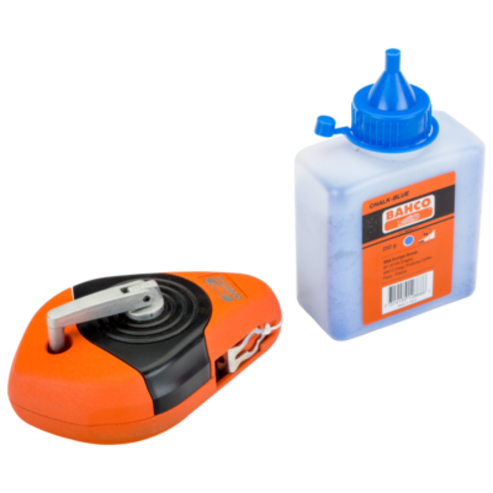 Kit cordeau traceur enroulement 5 vitesses 185 mm avec craie bleue BAHCO - CL-1441-SET