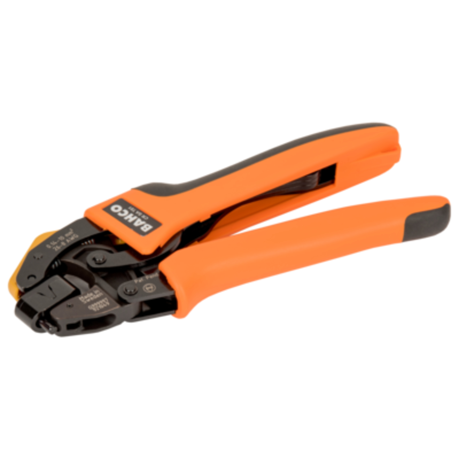 Pince à sertir profil trapézoïdal 0,14-10 mm² AWG 26-8 ajustement automatique BAHCO - CR SA T01