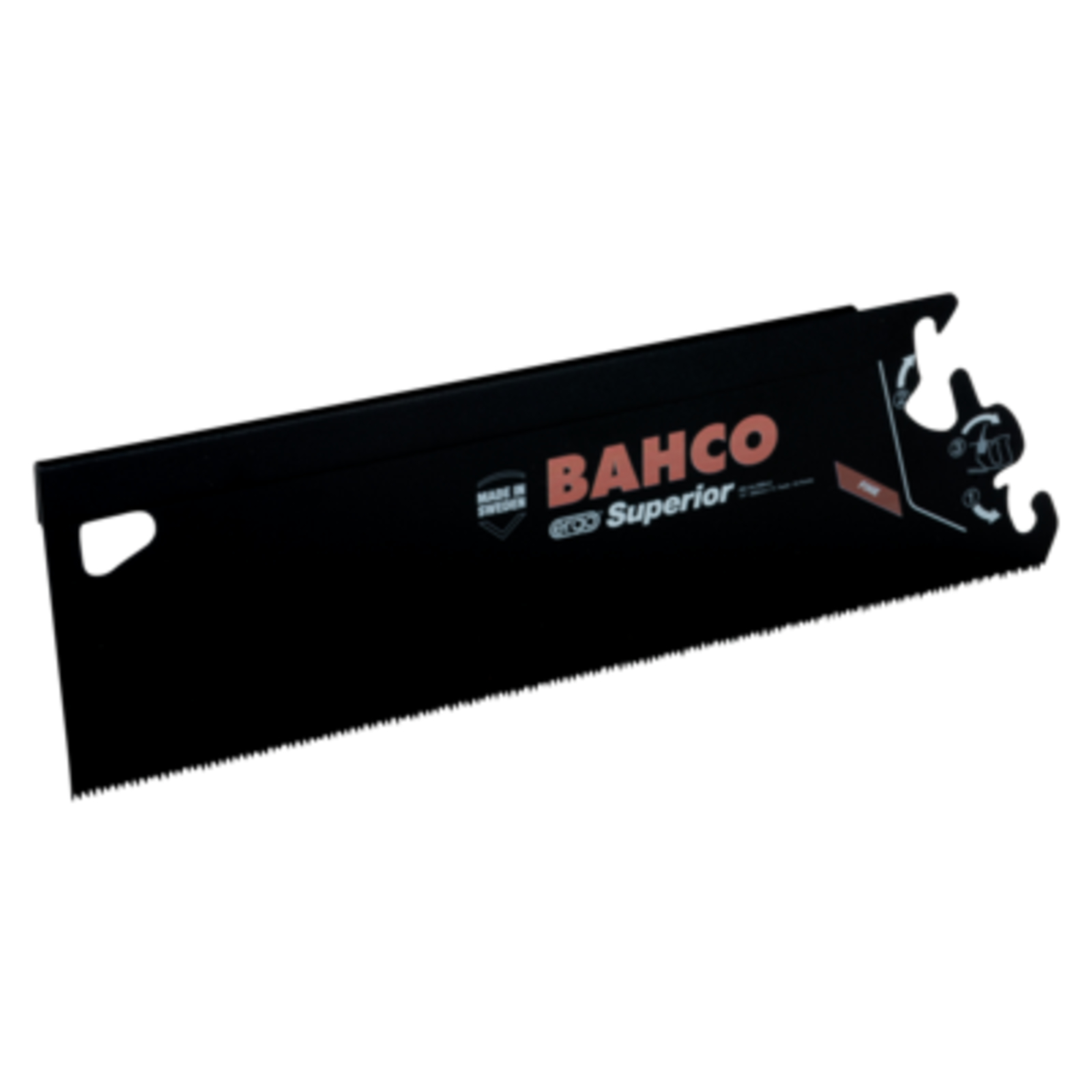 Lame de scie à dos 350 mm 11/12 dents pour plastiques laminés bois et métaux tendres BAHCO - EX-14-TEN-C