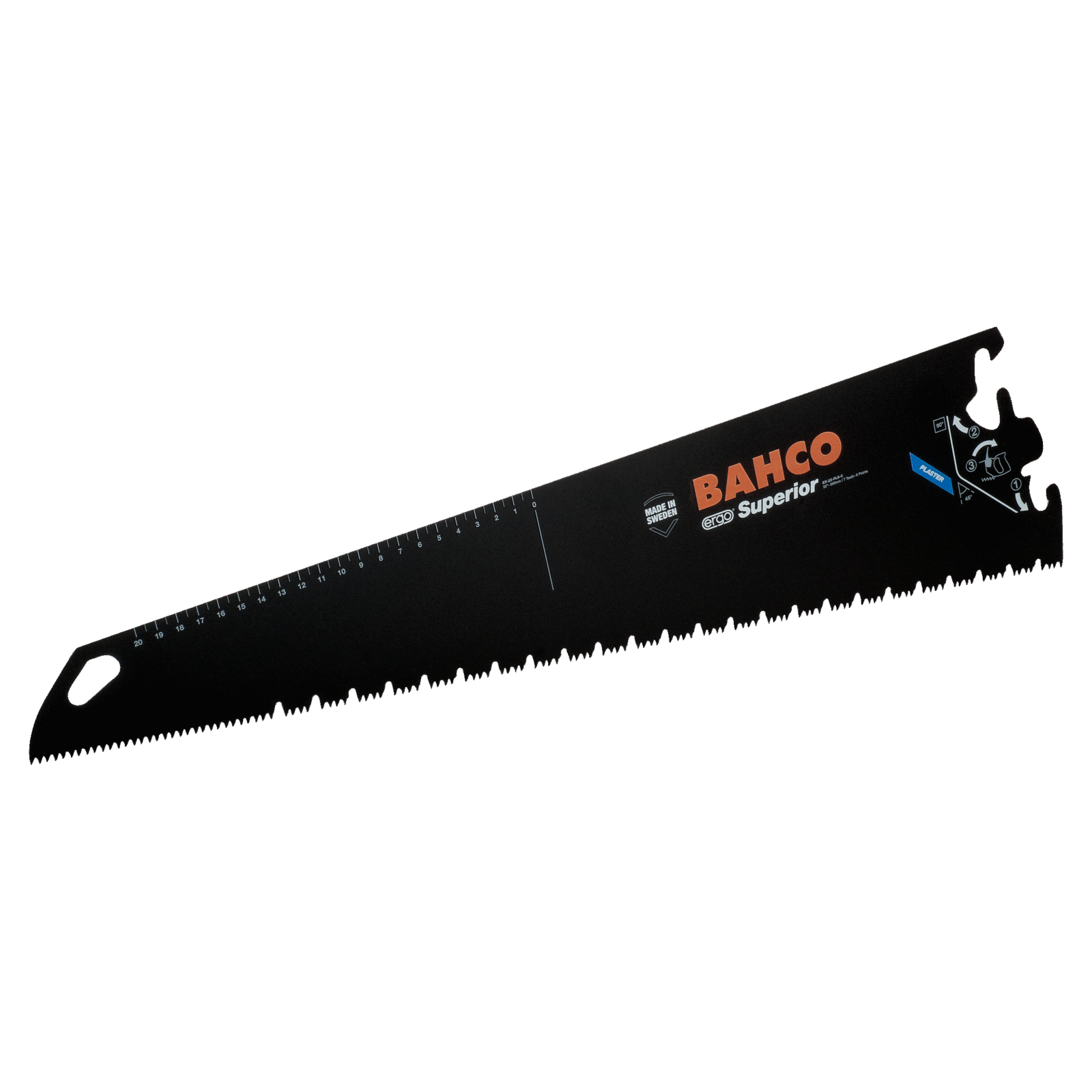 Lame de scie pour plâtre et panneaux 550 mm compatible poignées EX ERGO BAHCO - EX-22-PLS-C