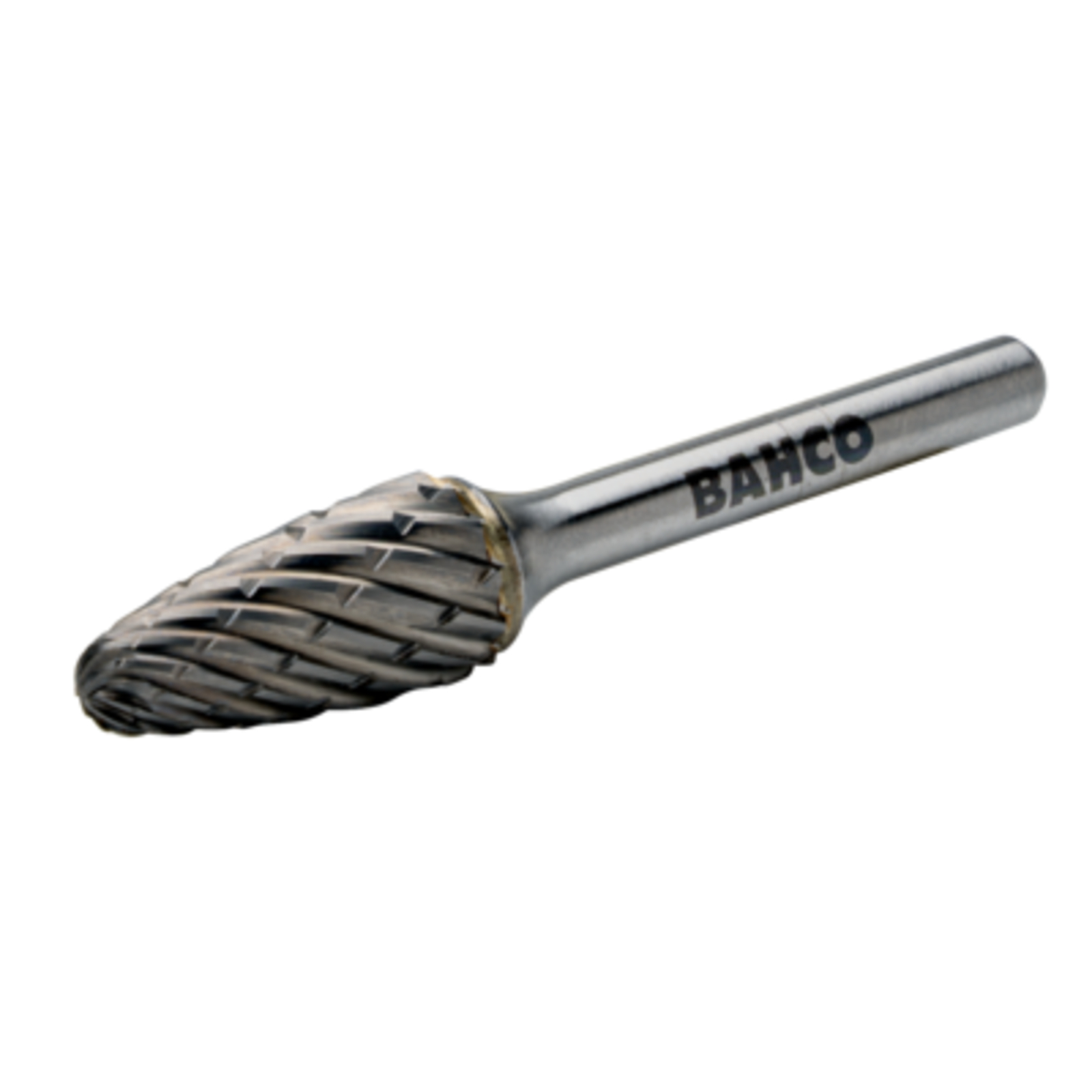 Fraise lime ogive bout rond carbure tungstène 12,7 x 25 mm acier 12/6 dents 6 mm BAHCO - F1225S06