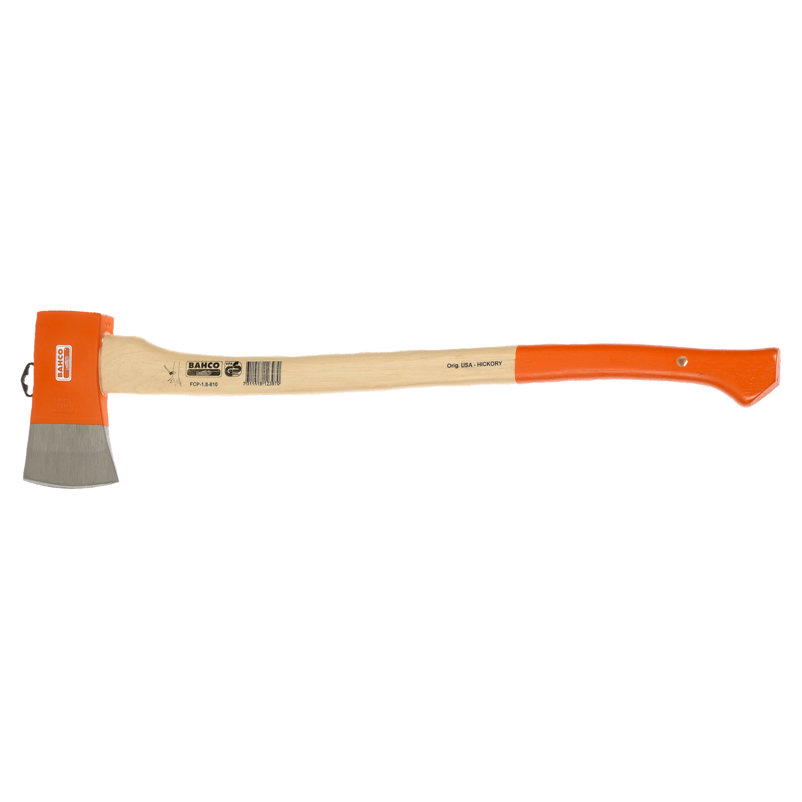Hache d’abattage 850 mm manche bois hickory type canadien BAHCO - FCP-2.3-860