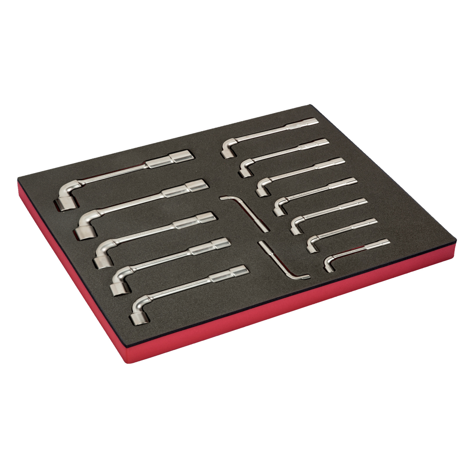 Module mousse Fit&Go 3/3 clés à pipe 6 pans/12 pans 14 pièces BAHCO - FF1A170
