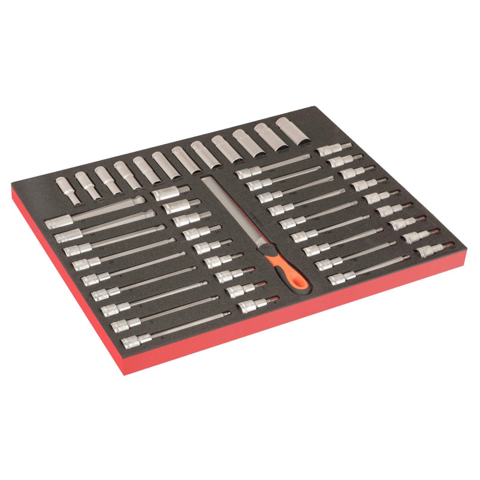 Module mousse Fit&Go 3/3 marquage laser douilles longues 1/2