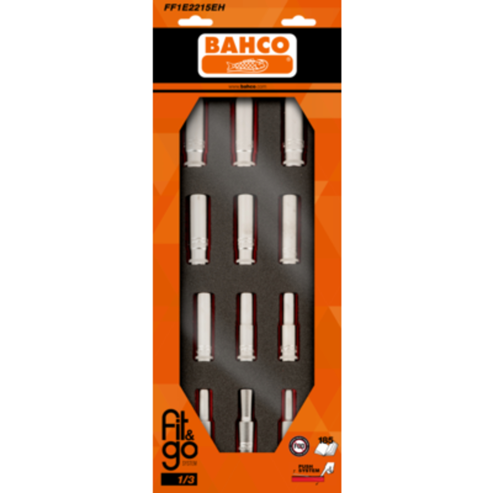 Module mousse Fit&Go 1/3 douilles longues 1/2