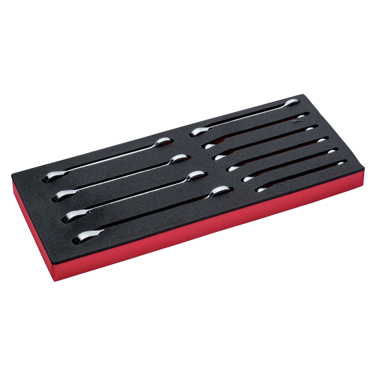 Jeu de clés mixtes à cliquet 8-17 mm 10 pièces module mousse Fit&Go BAHCO - FF1E3004