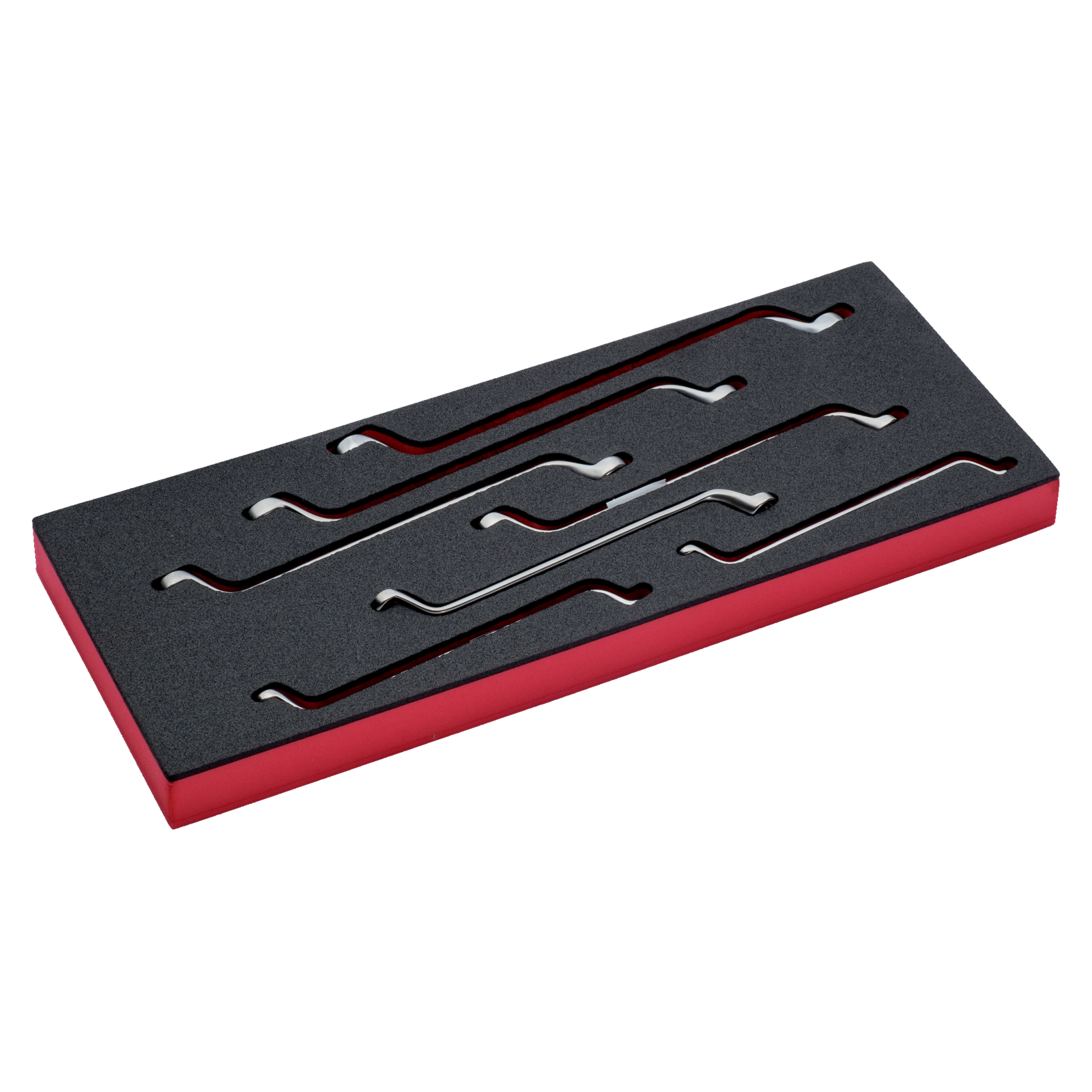 Jeu de clés polygonales coudées doubles 6-19 mm 7 pcs mousse Fit&Go BAHCO - FF1E3007