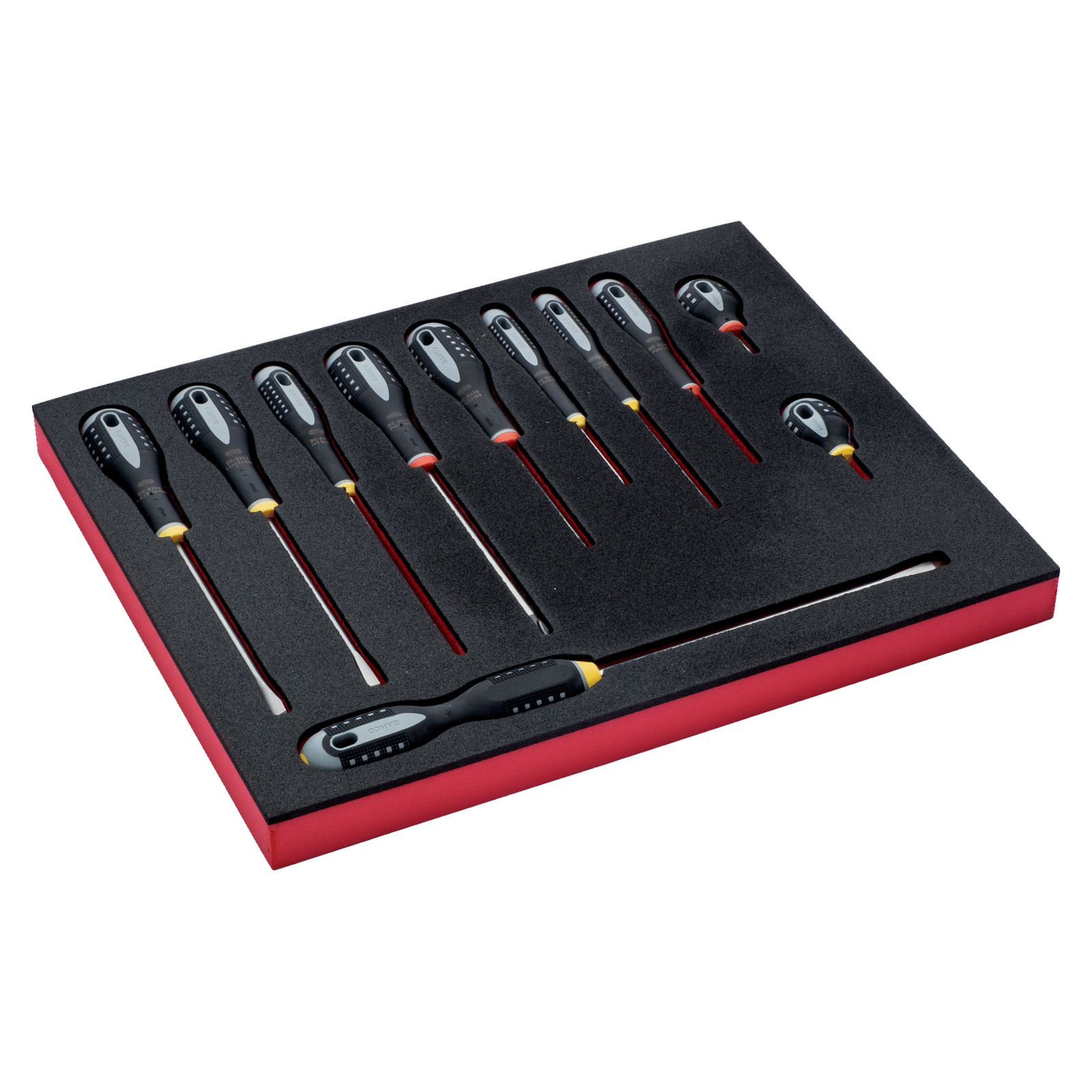 Jeu de tournevis Phillips 11 pièces avec module mousse 2/3 Fit&Go BAHCO - FF1F1002