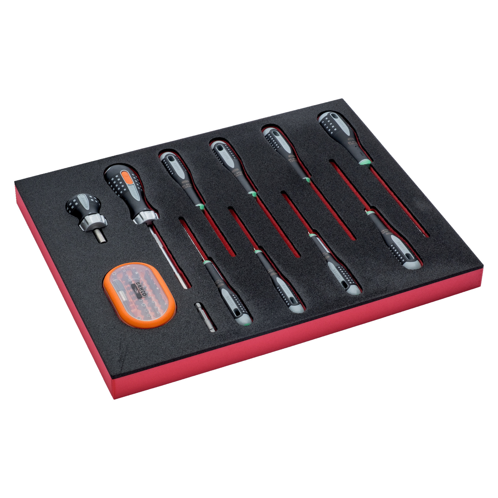 Jeu de tournevis TORX ERGO 12 pièces avec embouts 1/4