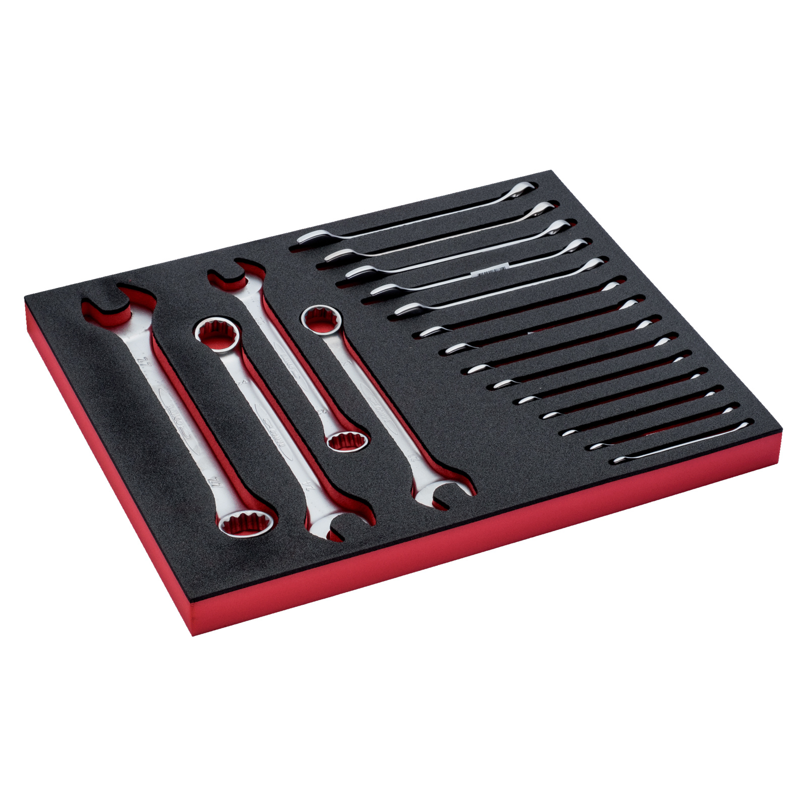 Jeu de clés mixtes 18 pièces module mousse 2/3 Fit&Go BAHCO - FF1F3002