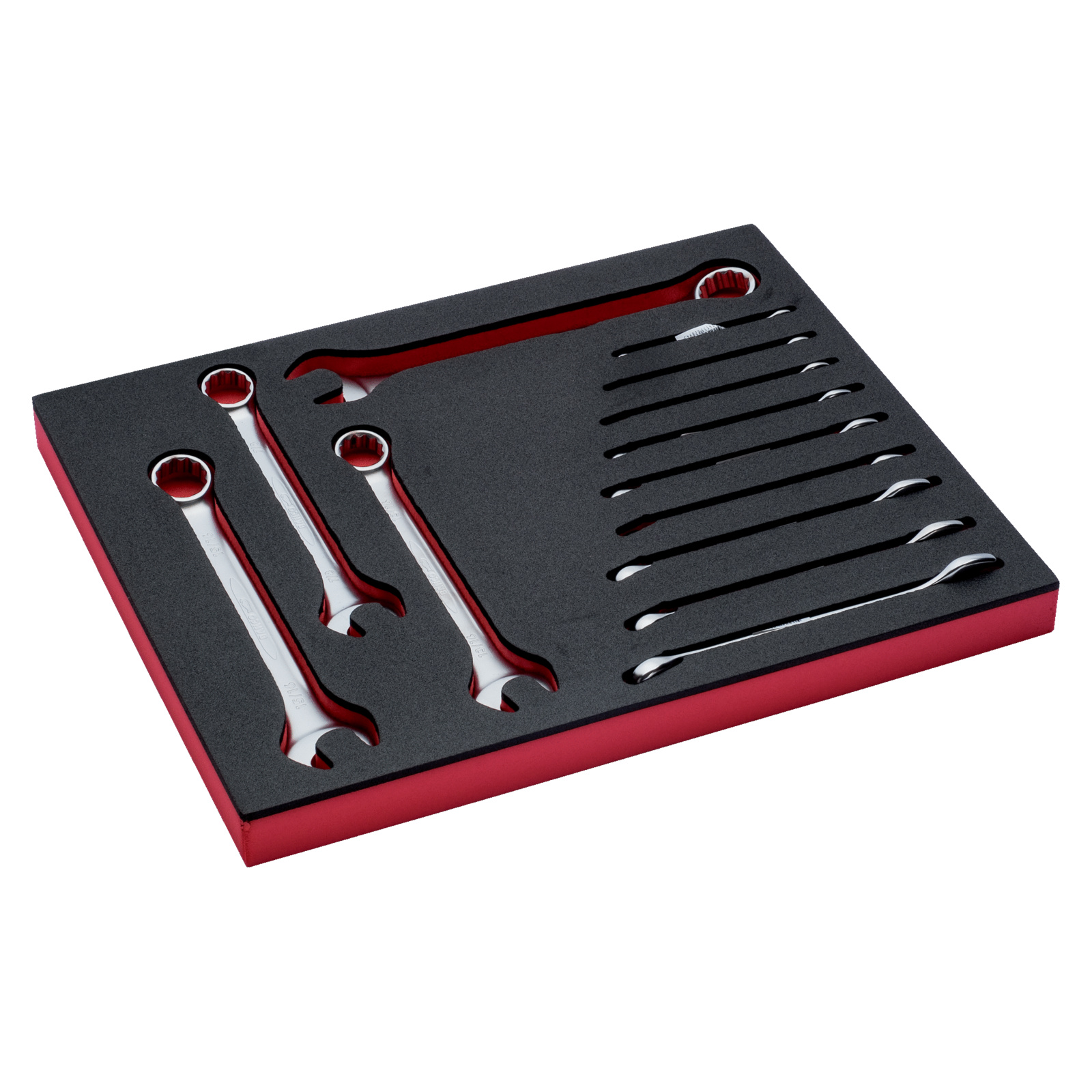 Jeu de clés mixtes pouces 13 pièces module mousse Fit&Go BAHCO - FF1F3004