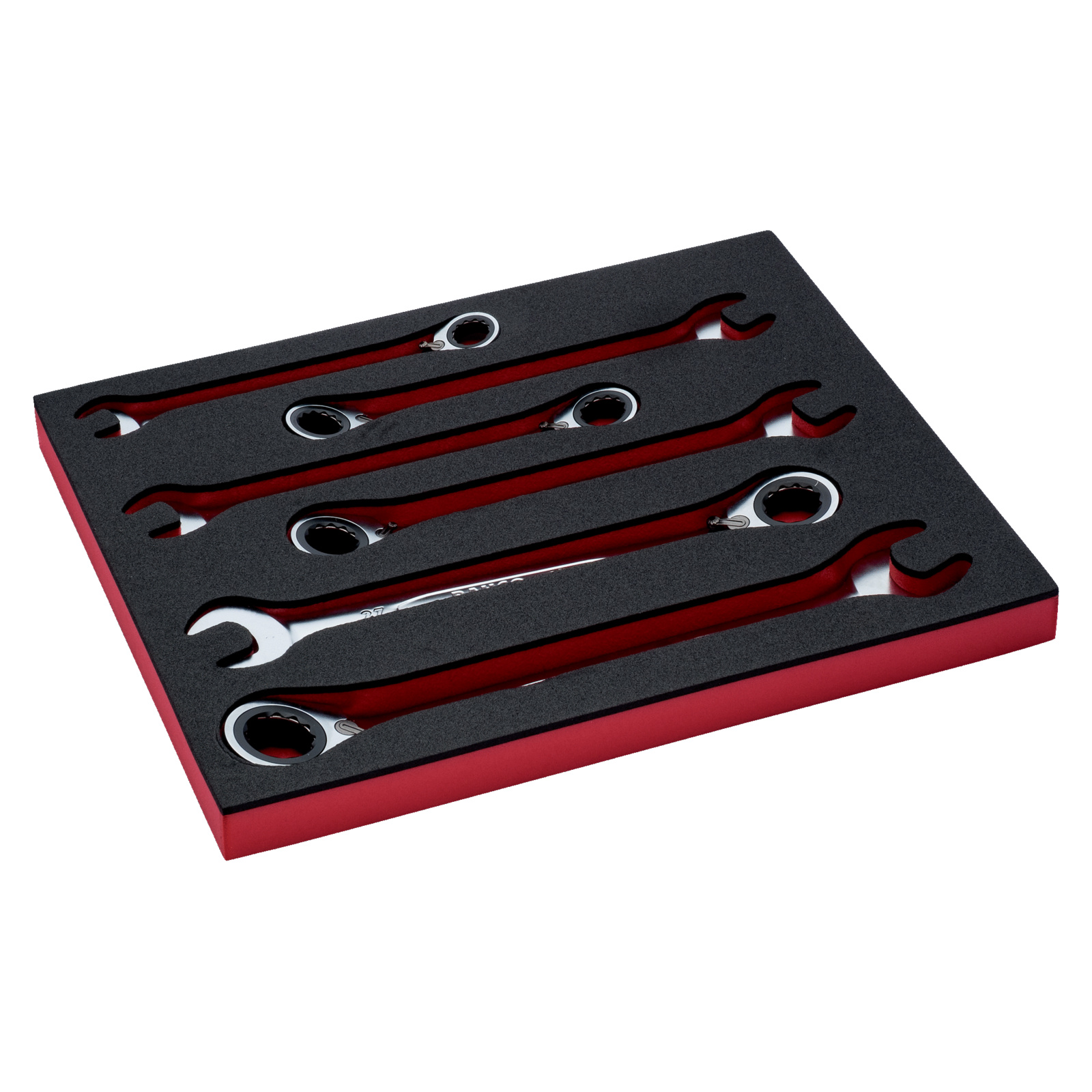 Jeu de clés mixtes à cliquet 17 pièces module mousse Fit&Go BAHCO - FF1F3006