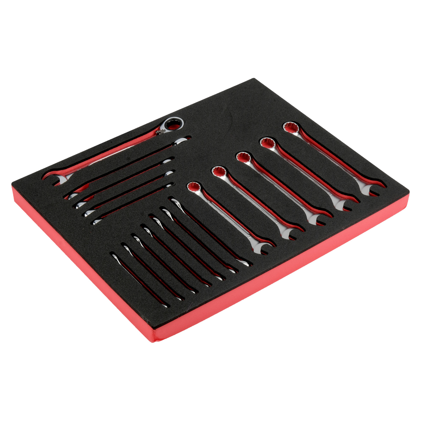 Jeu de clés mixtes 17 pcs module mousse Fit&Go pour maintenance générale BAHCO - FF1F3010