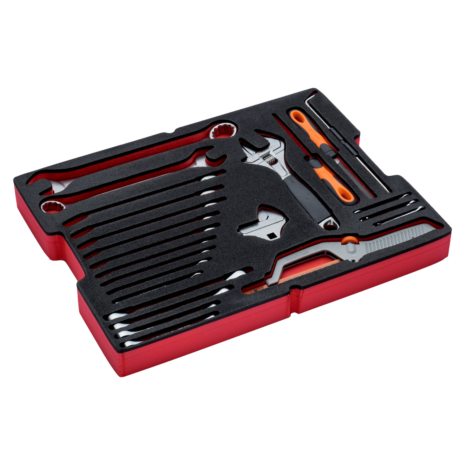 Jeu de clés et limes 24 pièces module mousse pour caisse 4750RCHD01 usage intensif BAHCO - FF2A08