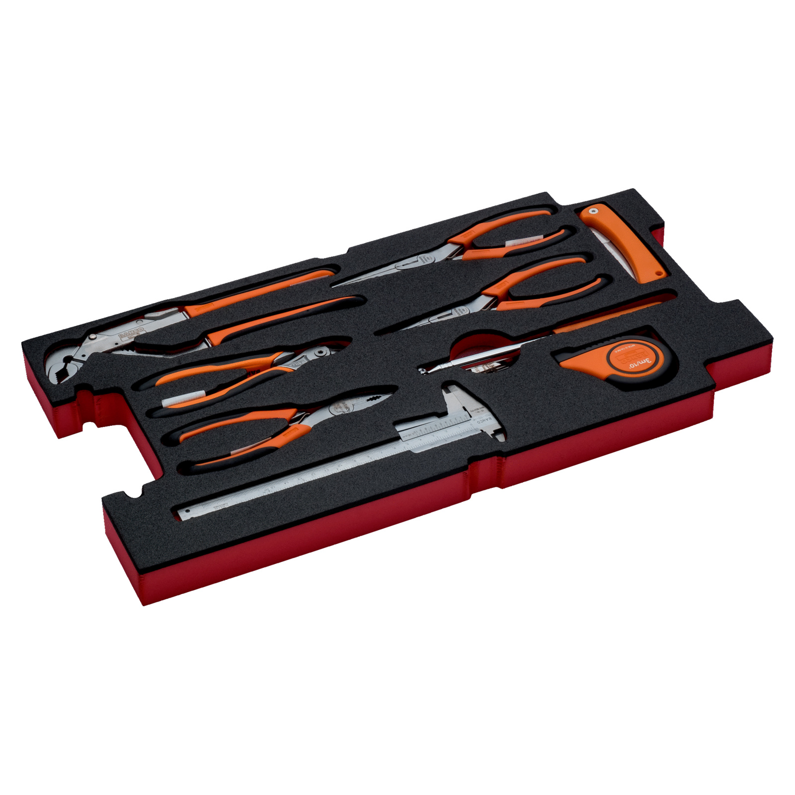 Jeu de pinces multi-usages 9 pièces module mousse pour caisse 4750RCHDW01 BAHCO - FF2B15