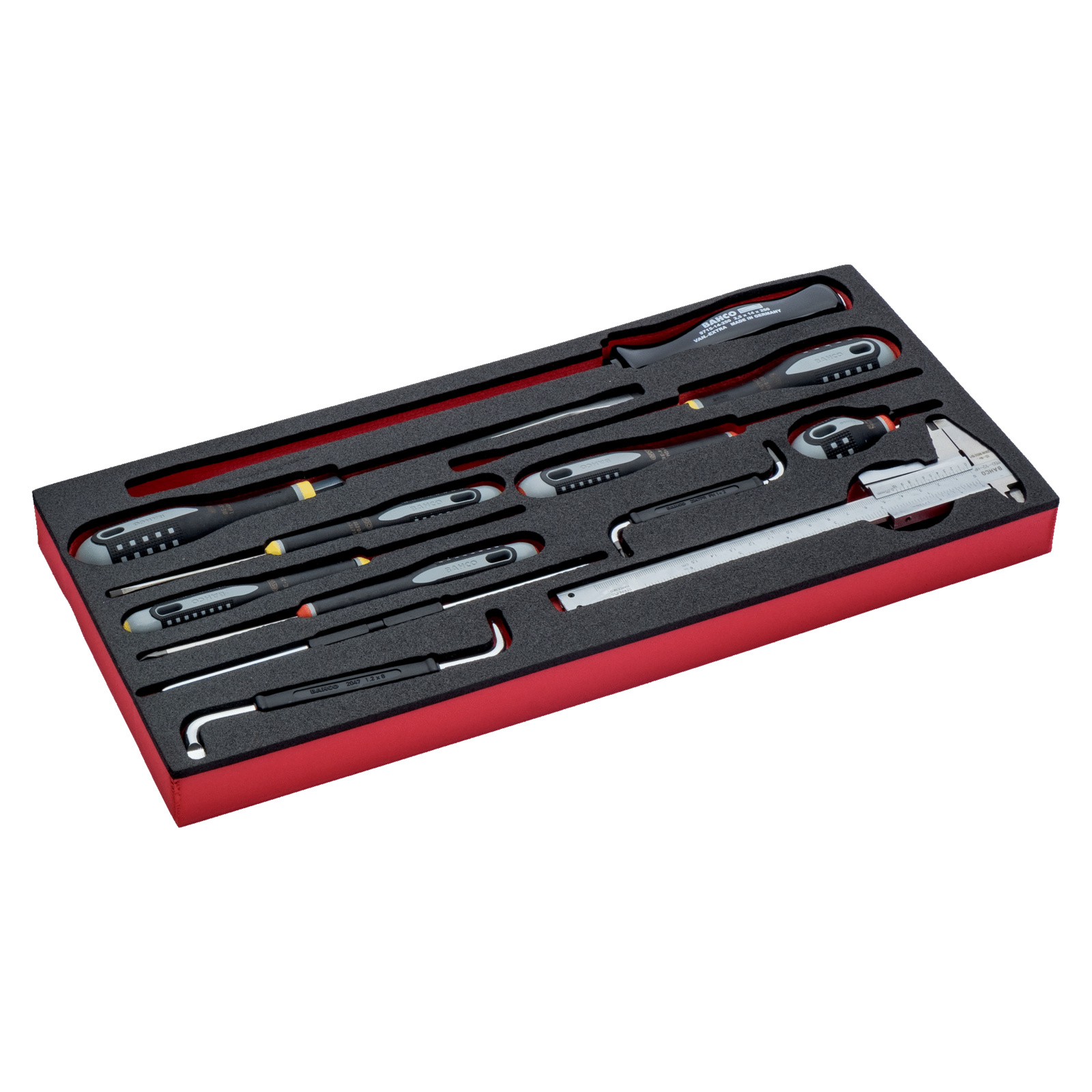 Jeu d’outils 13 pièces pouces module mousse caisses métalliques 1483K & 1483KHD BAHCO - FF3A02