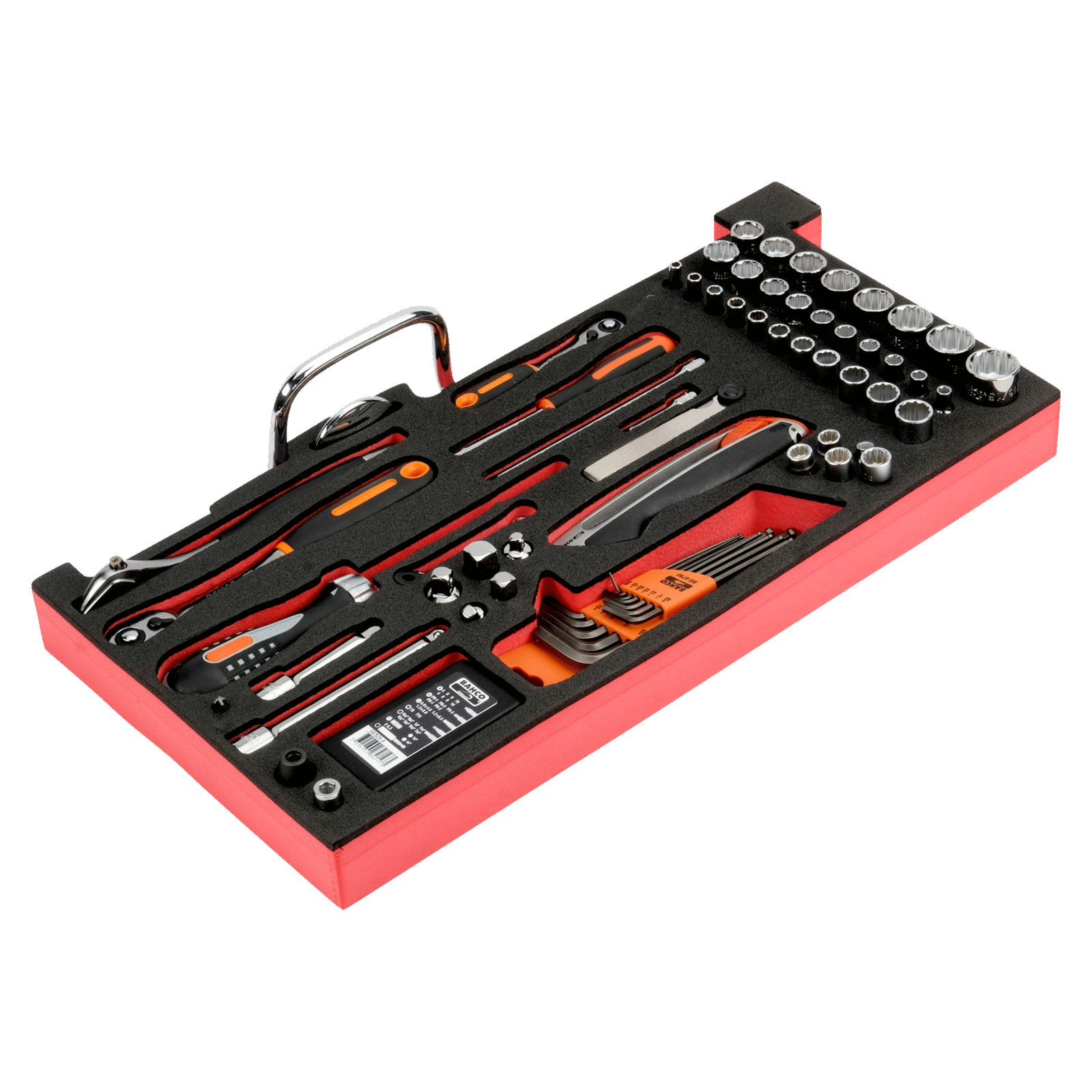 Jeu d’outils en pouces 98 pcs module mousse pour caisses 1483K & 1483KHD BAHCO - FF3A05
