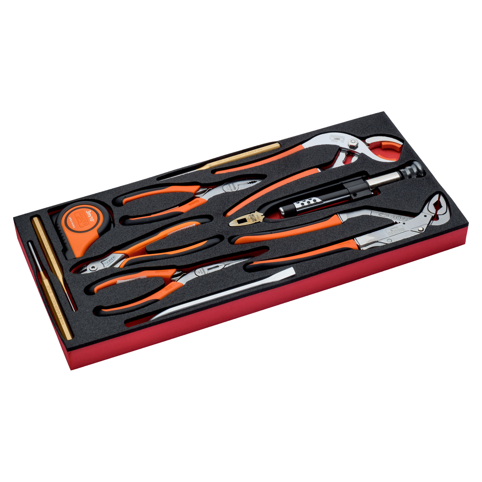 Jeu d’outils pouces 11 pièces module mousse caisses métalliques 1483K & 1483KHD BAHCO - FF3A07