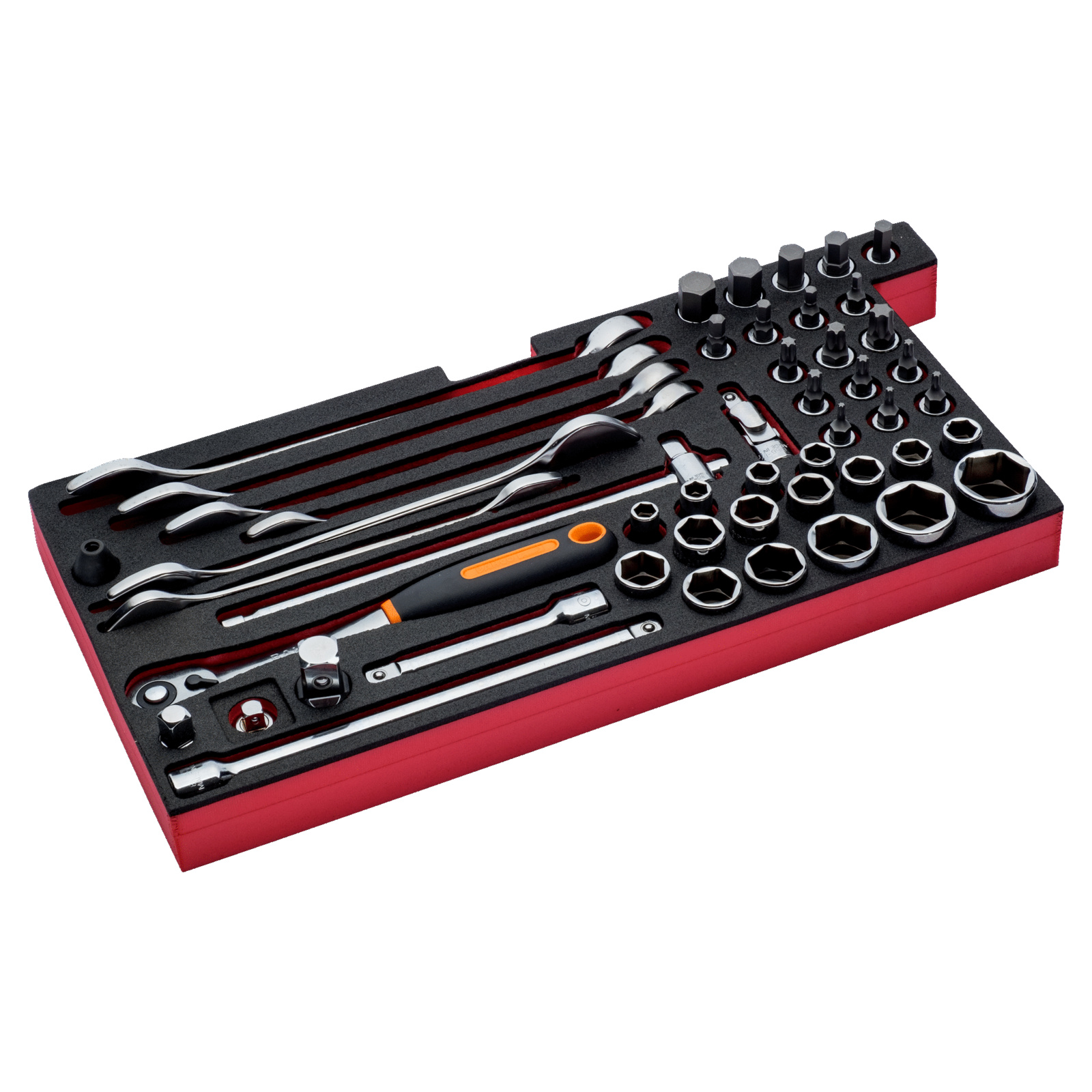 Jeu d’outils métrique 49 pièces module mousse pour caisses 1483K & 1483KHD BAHCO - FF3A13