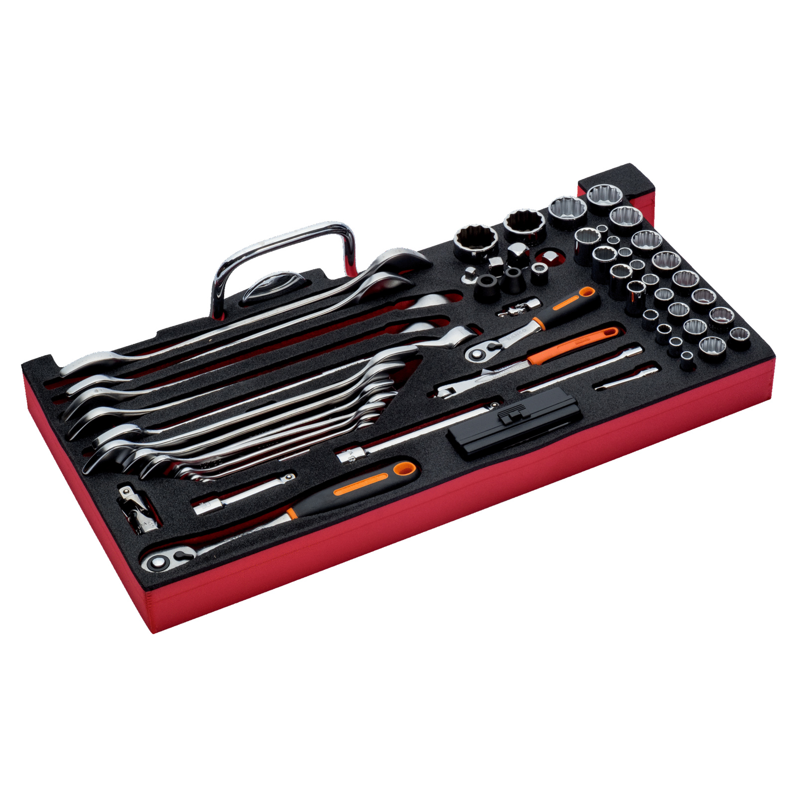 Jeu d’outils pouces 77 pièces module mousse caisses métalliques 1483K & 1483KHD BAHCO - FF3A14