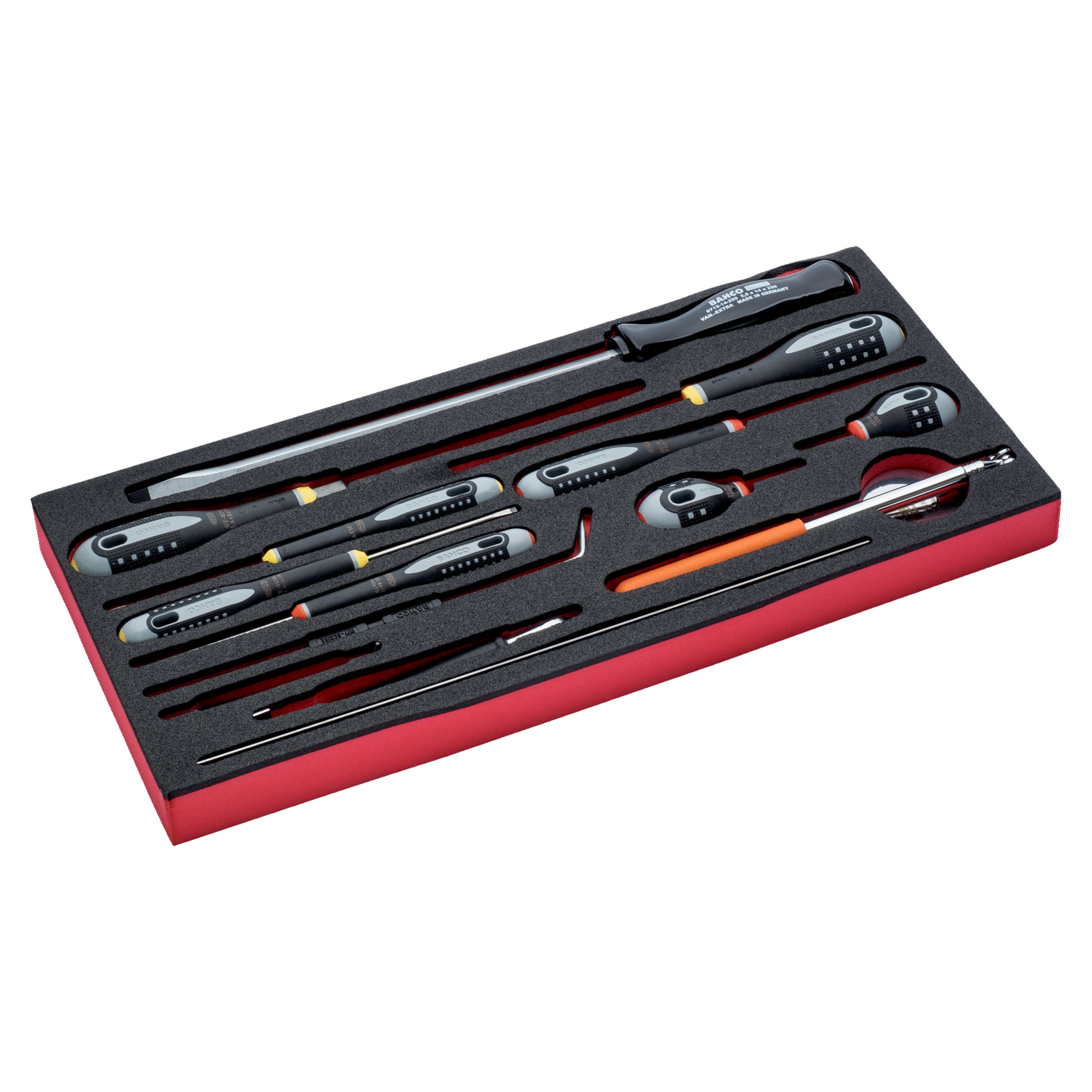 Jeu d’outils 14 pièces pouces module mousse pour caisses métalliques 1483K & 1483KHD BAHCO - FF3A15