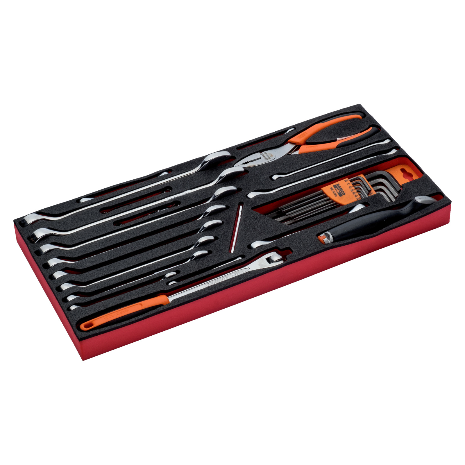 Jeu d’outils pouces 30 pièces module mousse pour caisse 1483K & 1483KHD BAHCO - FF3A17