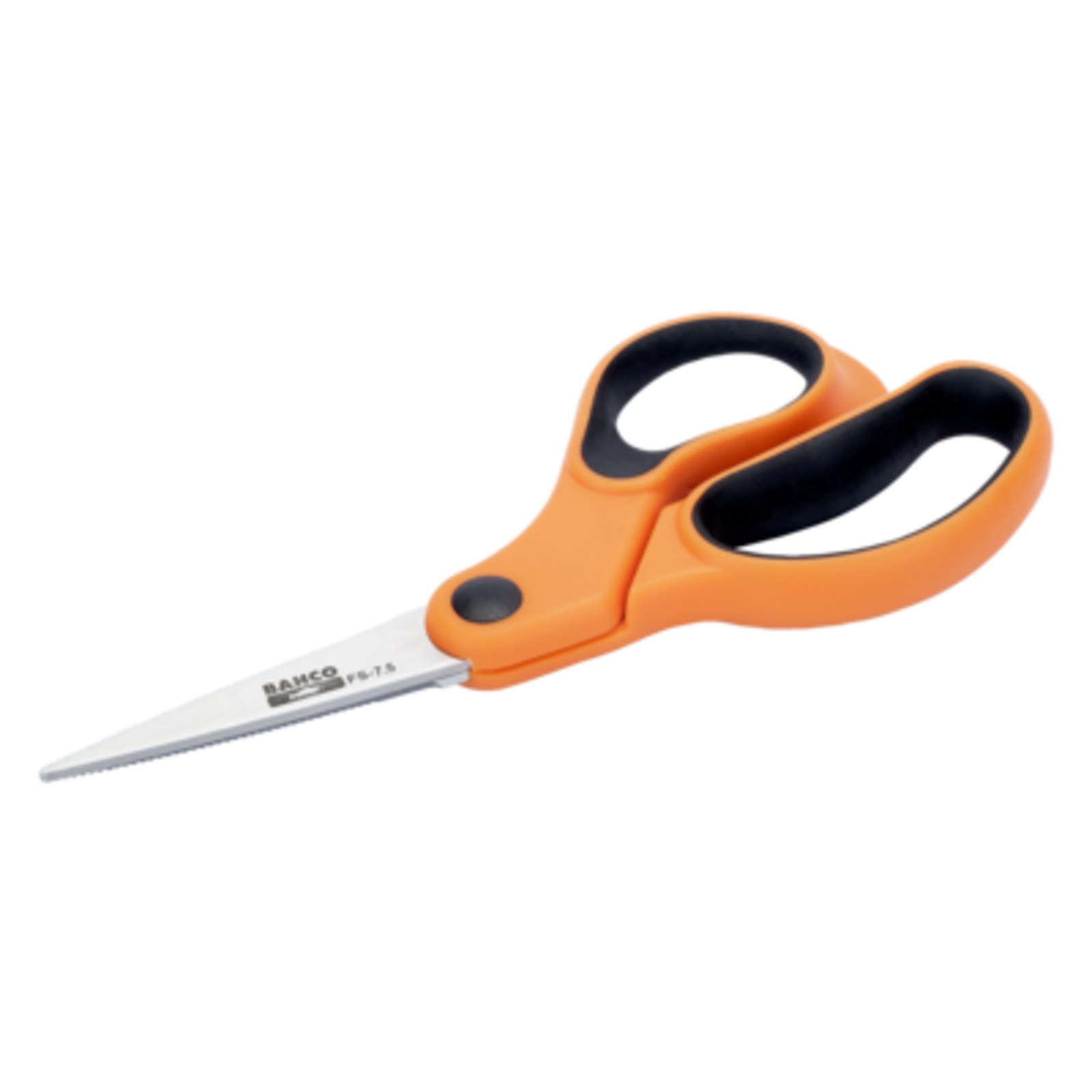 Grands ciseaux à anneaux 200 mm grip doux pour coupe fleurs rubans et fil doux BAHCO - FS-7.5
