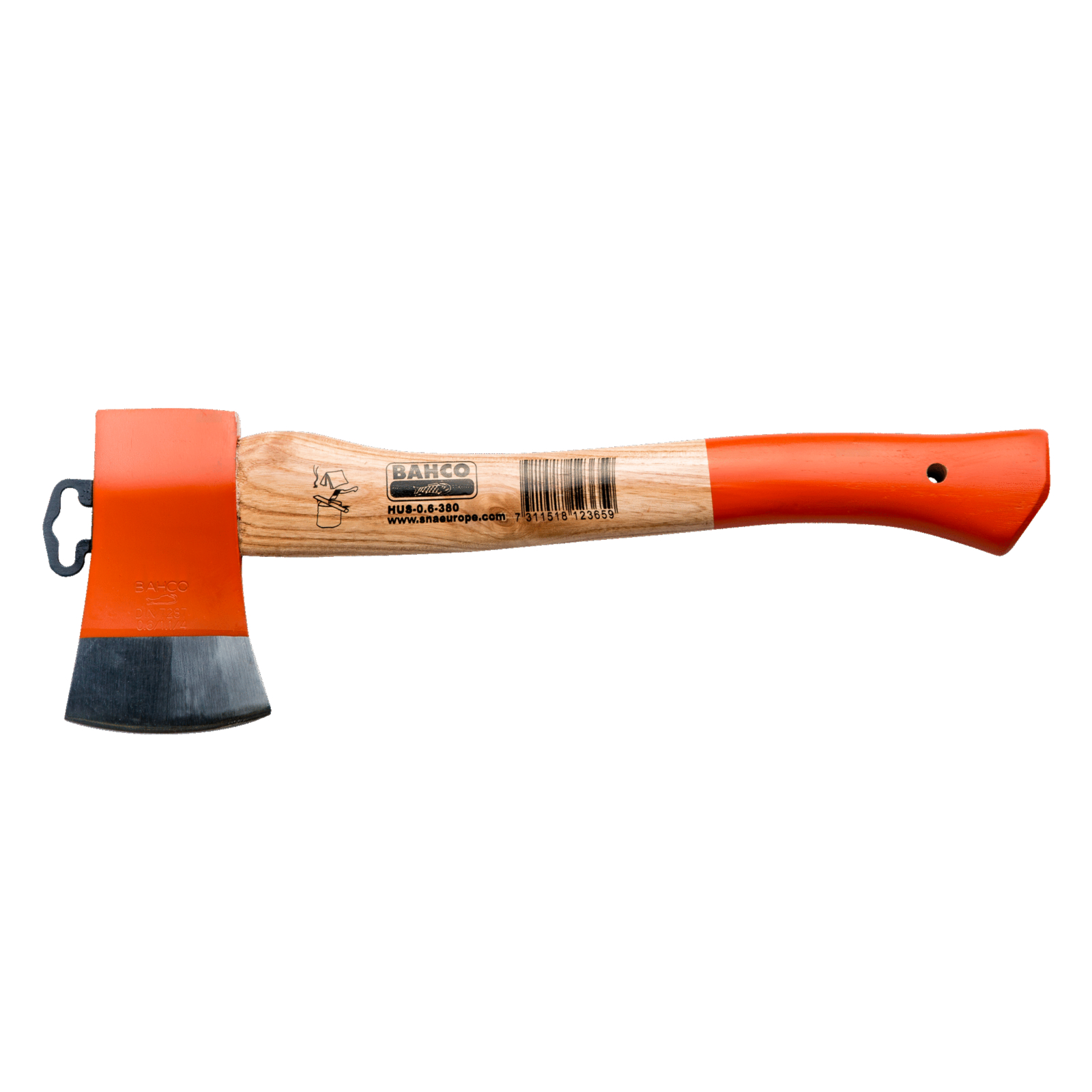 Hache de camping Yankee manche courbé frêne 500 mm 1,15 kg BAHCO - HUS-0.8-500