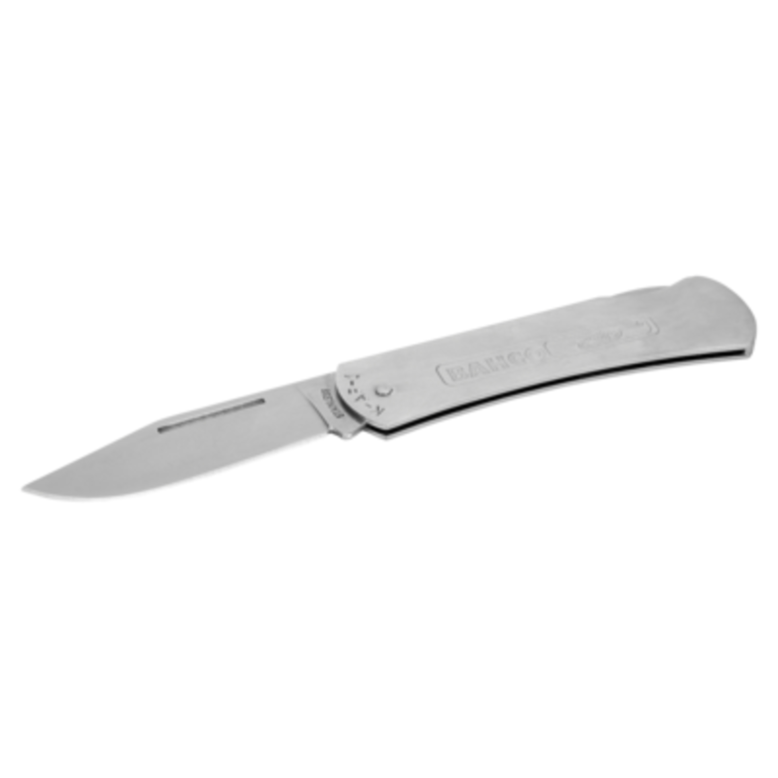Serpette pliable lame inox 75 mm poignée fine acier inoxydable 175 mm BAHCO - K-AP-1