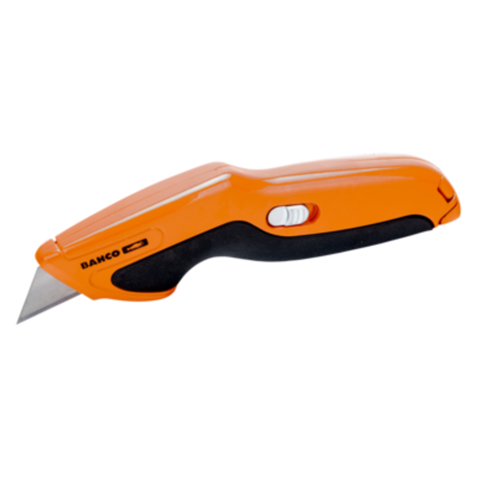 Cutter lame fixe revêtement plastique TPE avec étui aluminium 5 lames BAHCO - KBFU-01