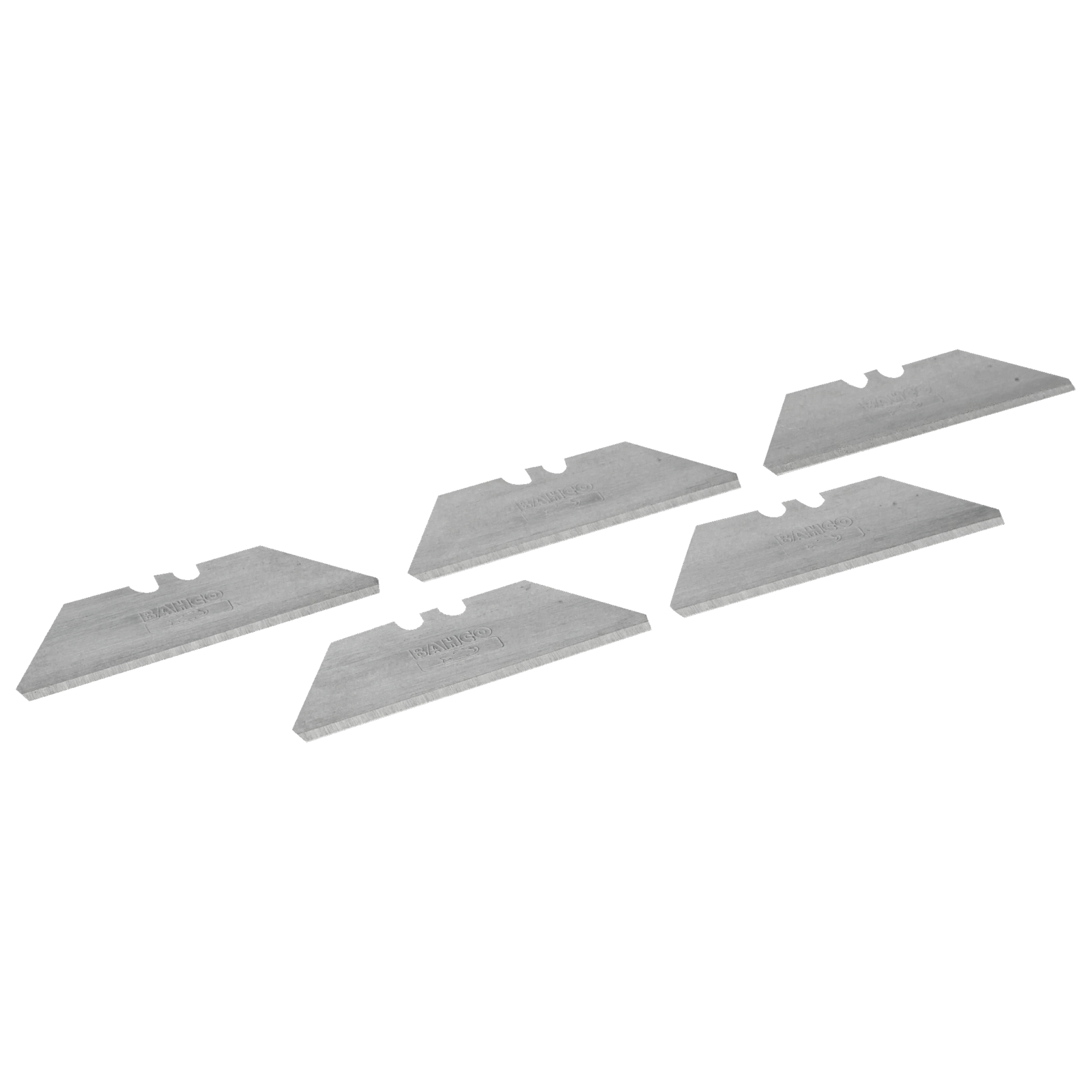 Lames trapézoïdales sécurité 55,5 mm 5 pcs distributeur BAHCO - KBGR-5P-DISPEN