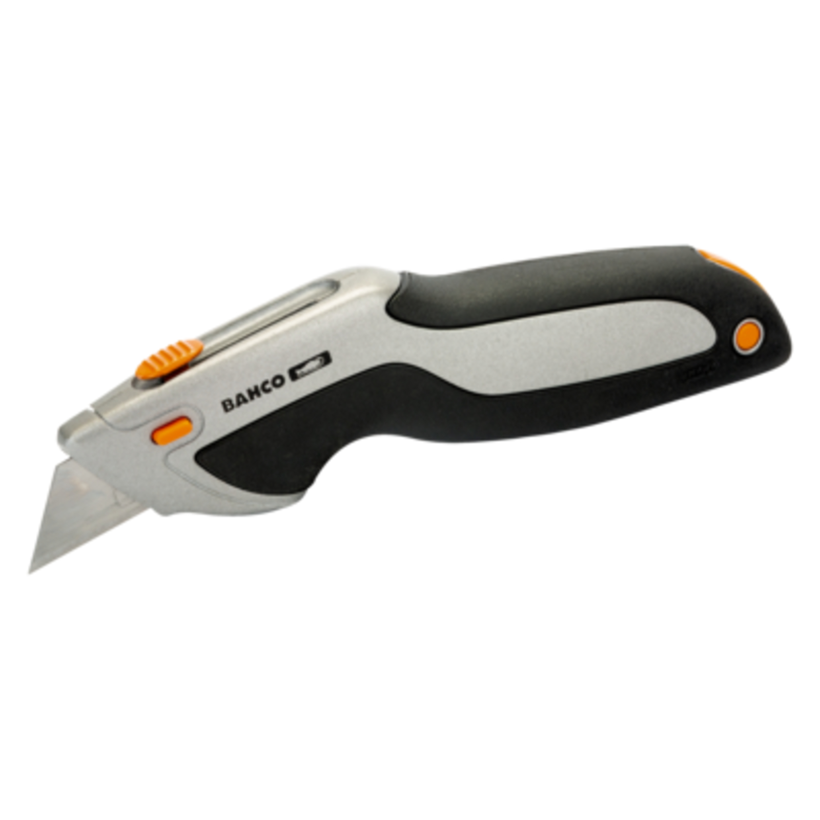 Cutter rétractable 161 mm mécanisme 2 positions avec réservoir 6 lames ERGO BAHCO - KERU-01