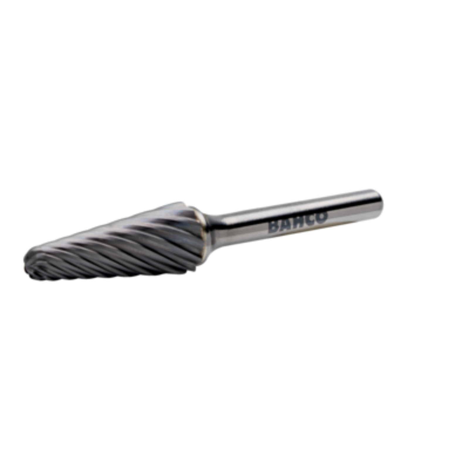 Fraise lime conique à bout rond carbure 12,7 x 32 mm inox 12 dents 6 mm BAHCO - L1228I06