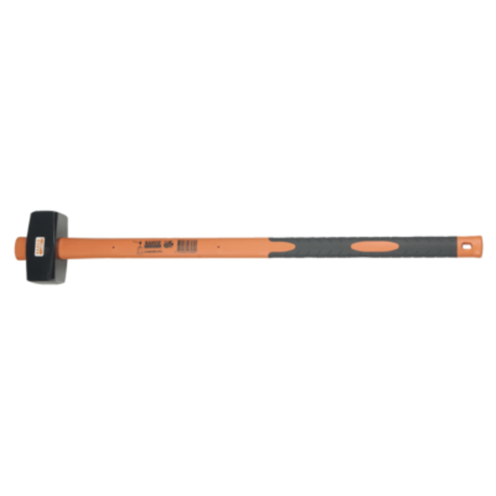 Masse avec manche tri-matière fibre de verre 900 mm 4,8 kg deux faces plates BAHCO - LS-MASSE-4FG