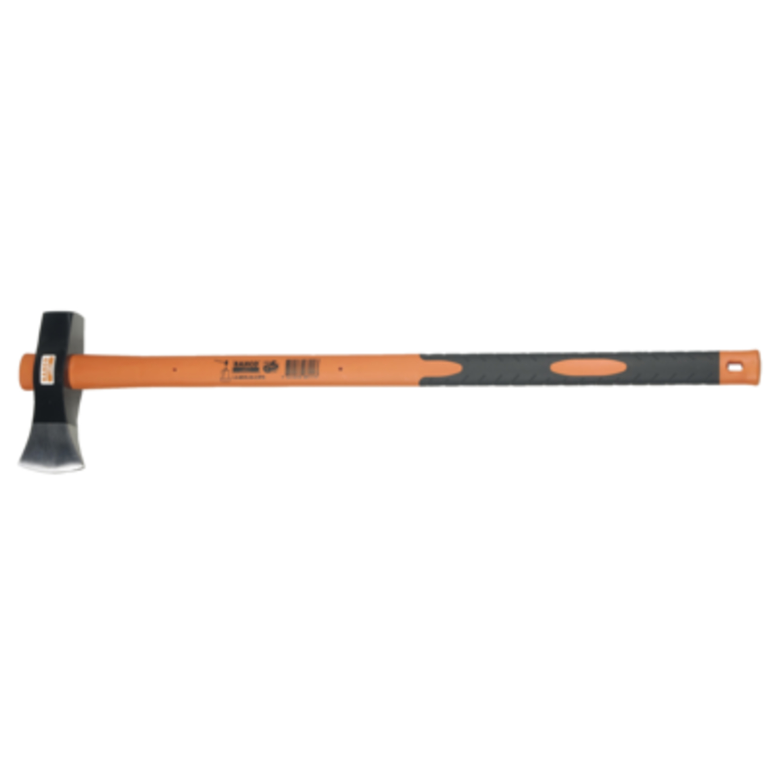 Hache à fendre 900 mm manche tri-matière fibre de verre face plate BAHCO - LS-MERLIN-2.5FG