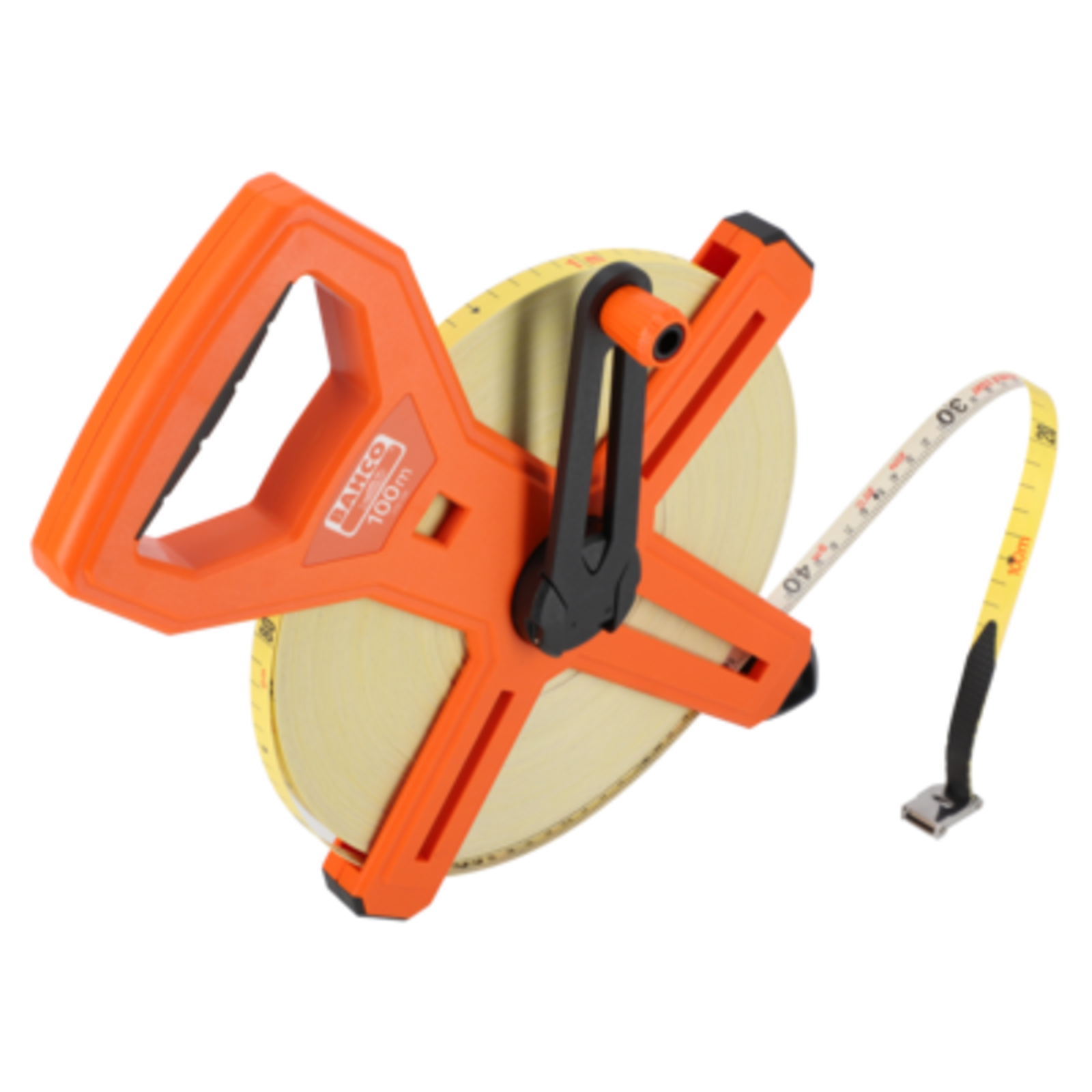Mètre ruban 30 m 13 mm métrique/pouces revêtement nylon boîtier ouvert BAHCO - LTS-30-E
